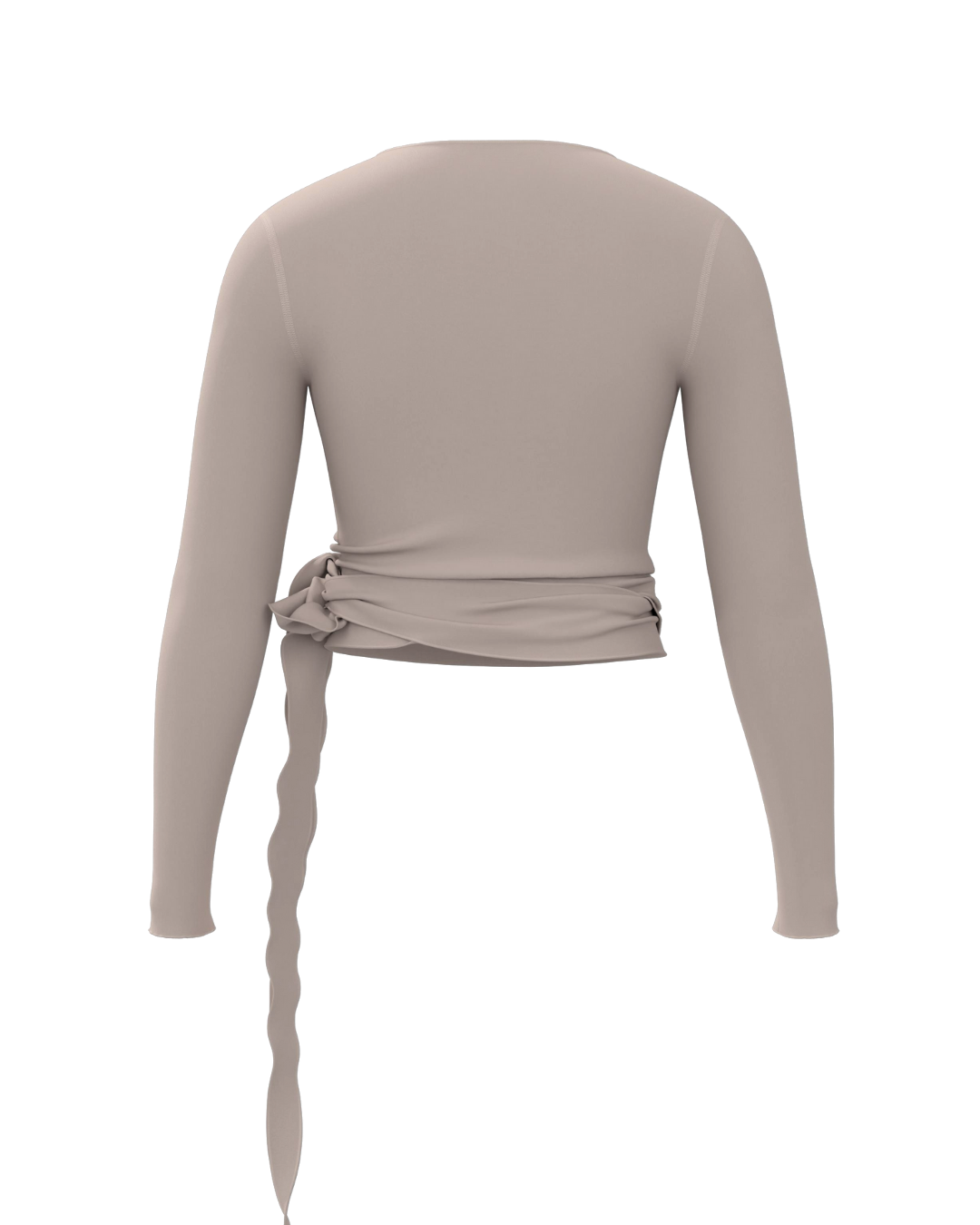 Pirouette Wrap Top - Truffle