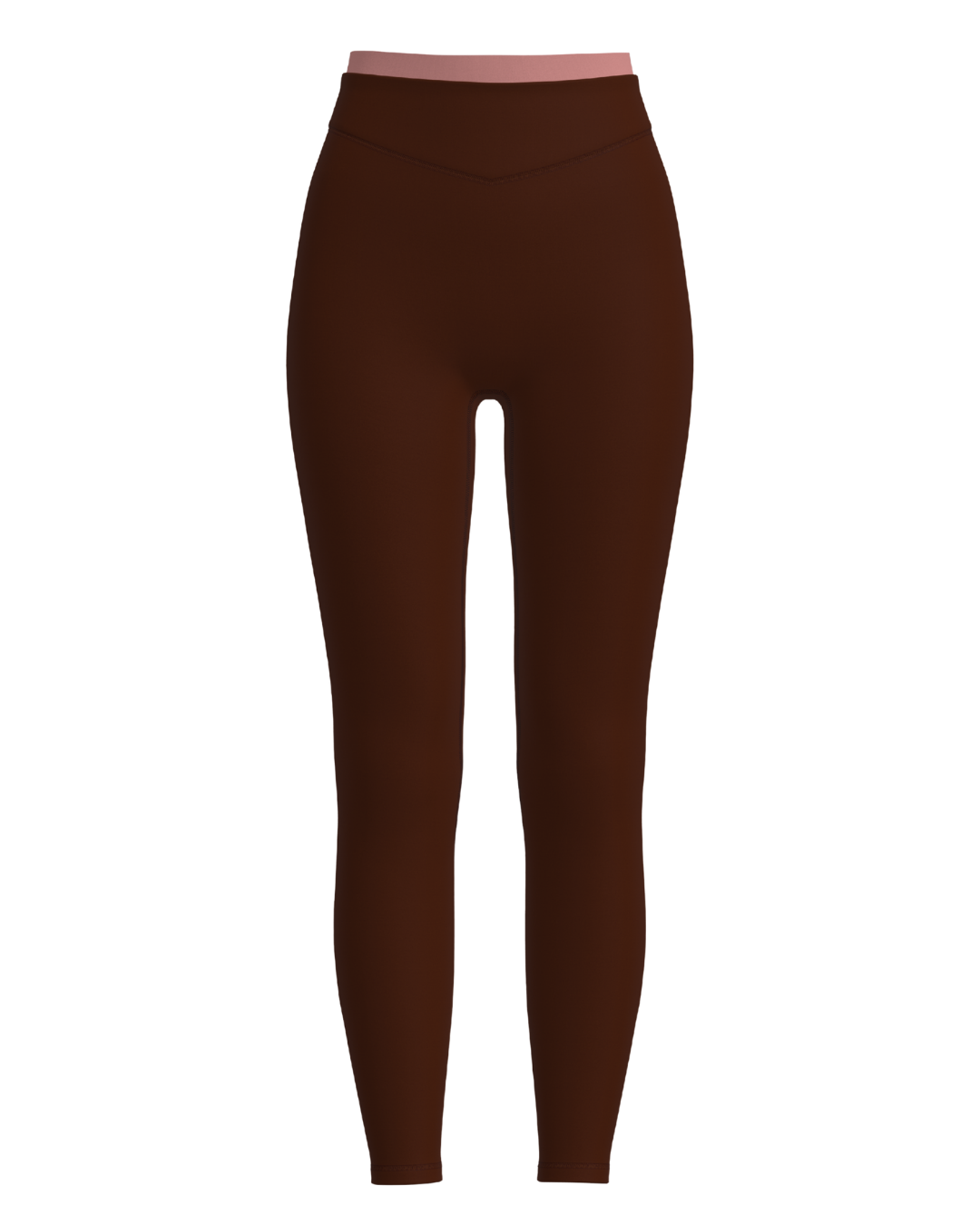 Layered Sculpt Pant V2 - Mocha Brown & Blush