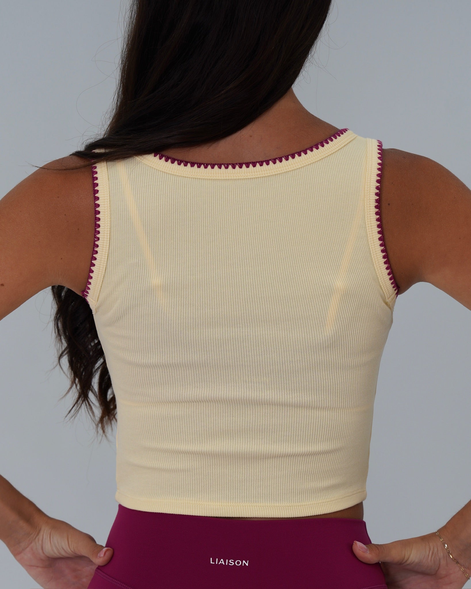 Signature Cotton Patch Tank - Daylight & Berry
