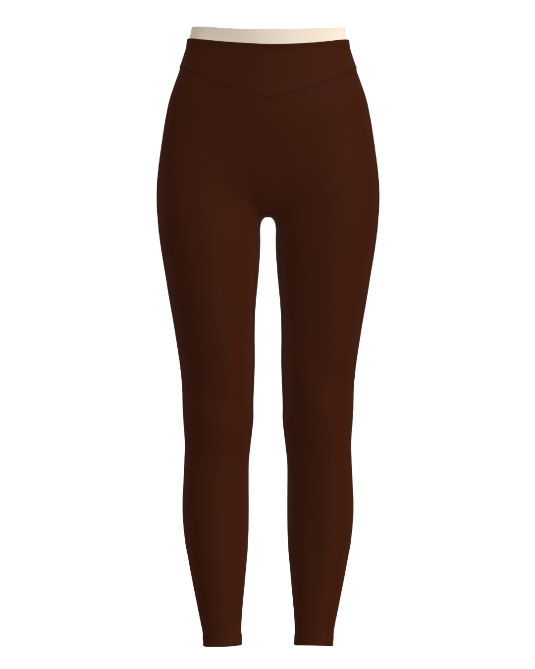 Layered Sculpt Pant V2 - Mocha Brown & Sand