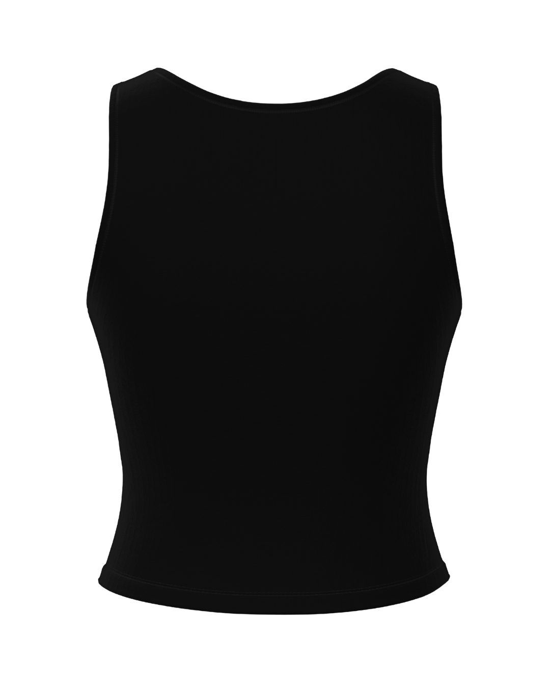 Signature Cotton Patch Tank - Black