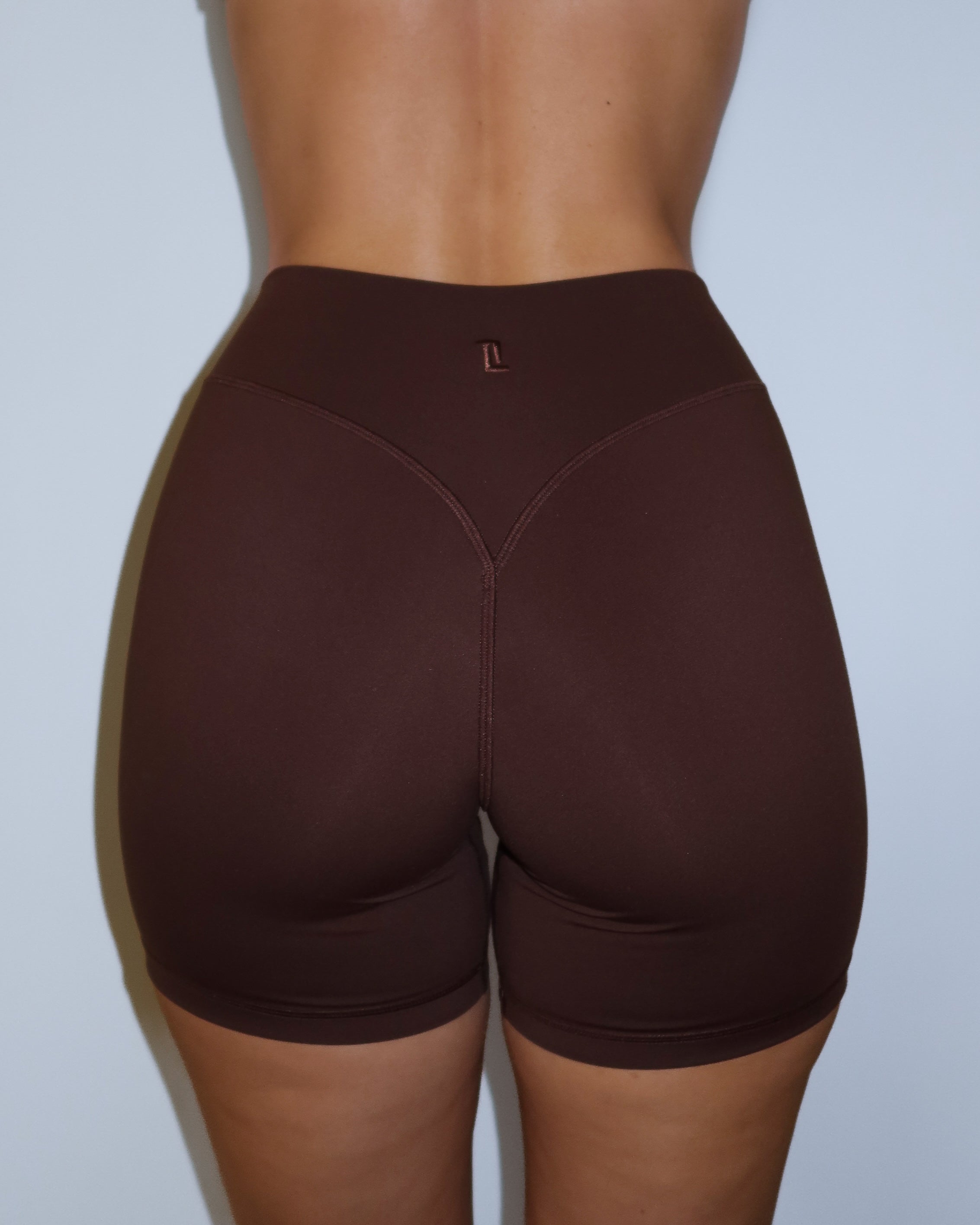 Scrunch Short - Mocha Brown