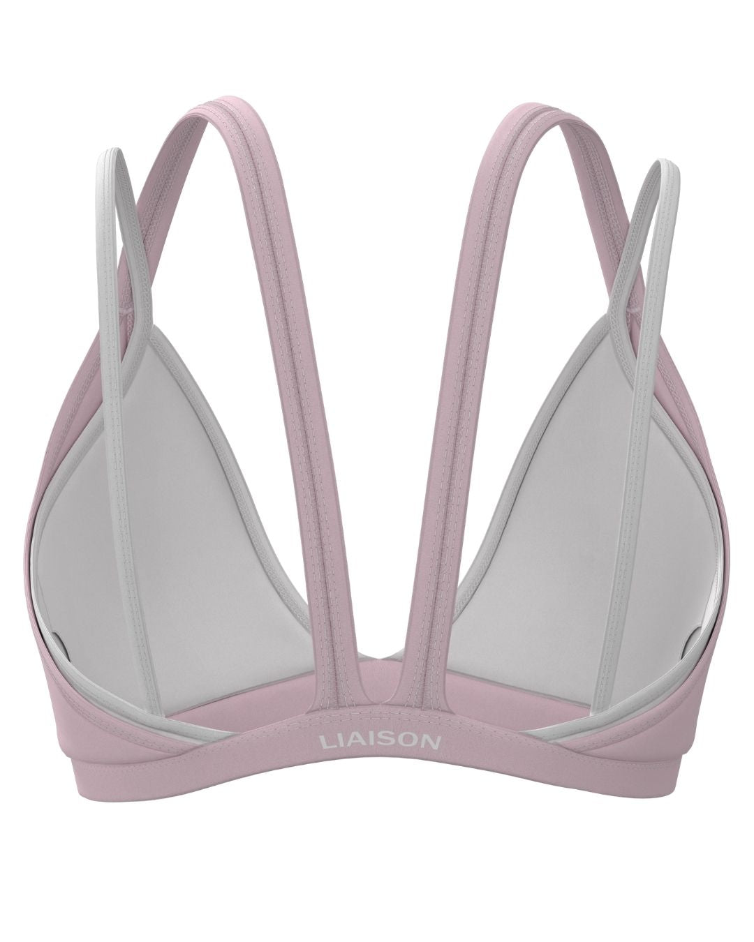 Double Layer Pulse Bra - Soft Pink & White