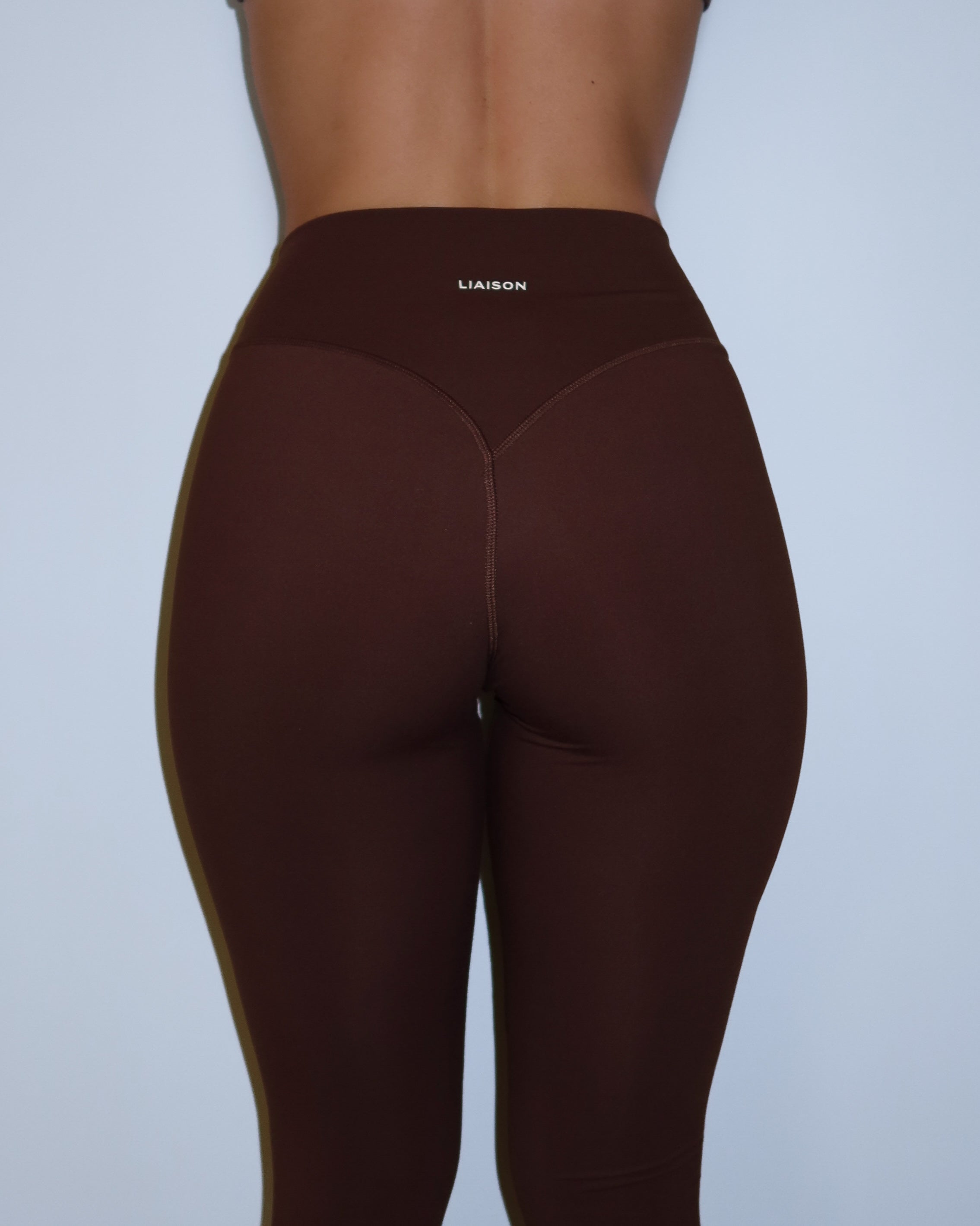 Bridge Pant (text logo) - Mocha Brown