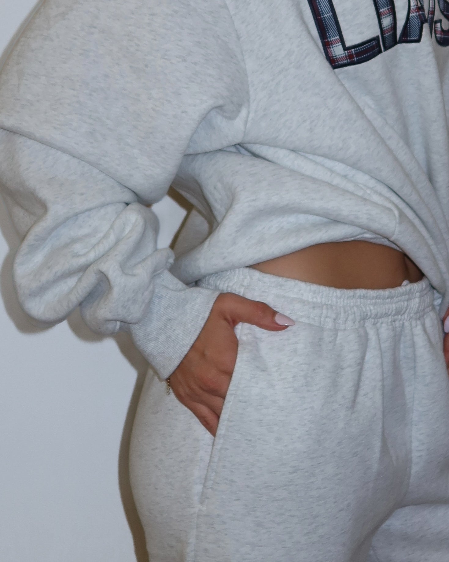 Classic Straight Leg Sweatpants - Gray