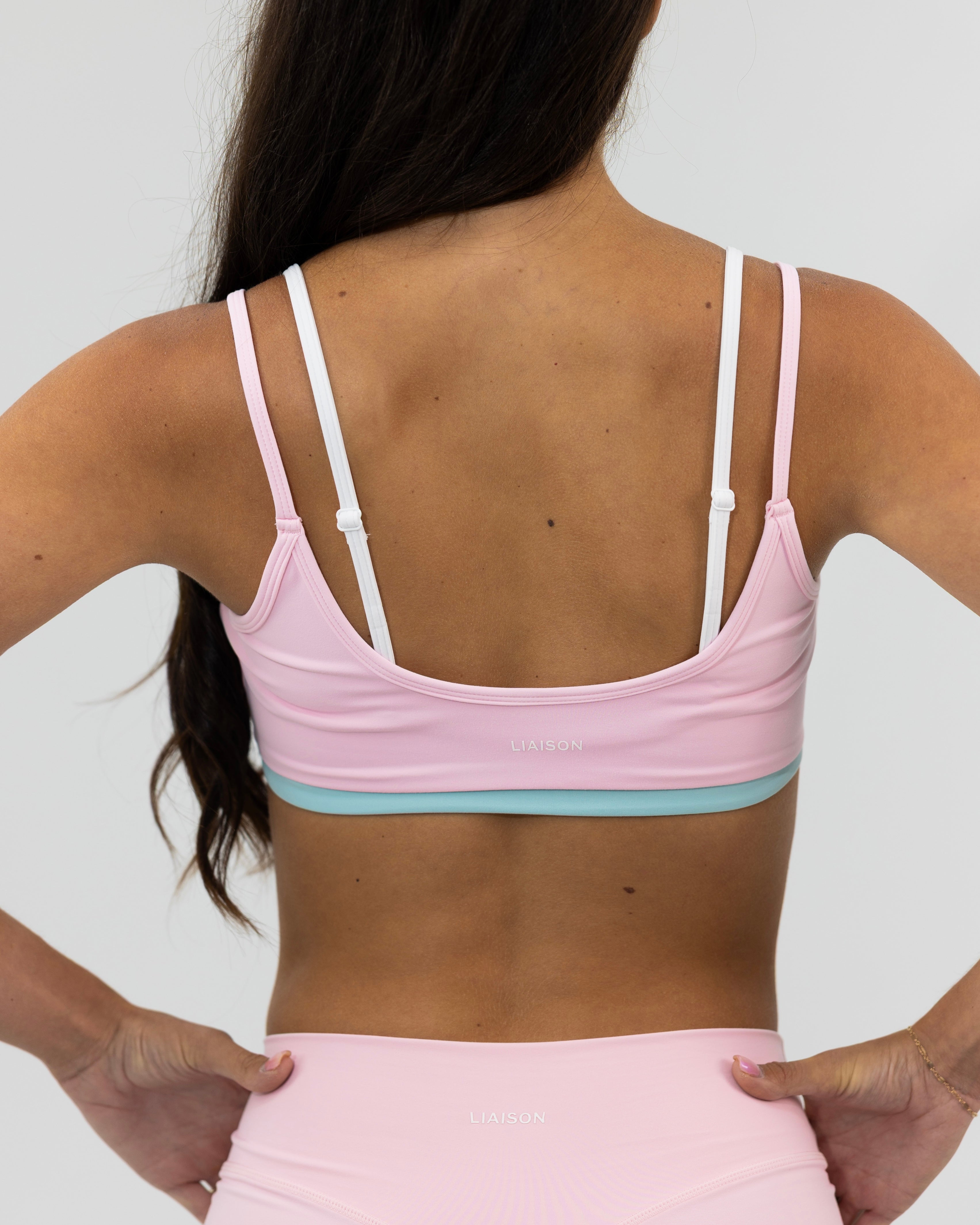 Double Layer Scoop Bra - Blossom