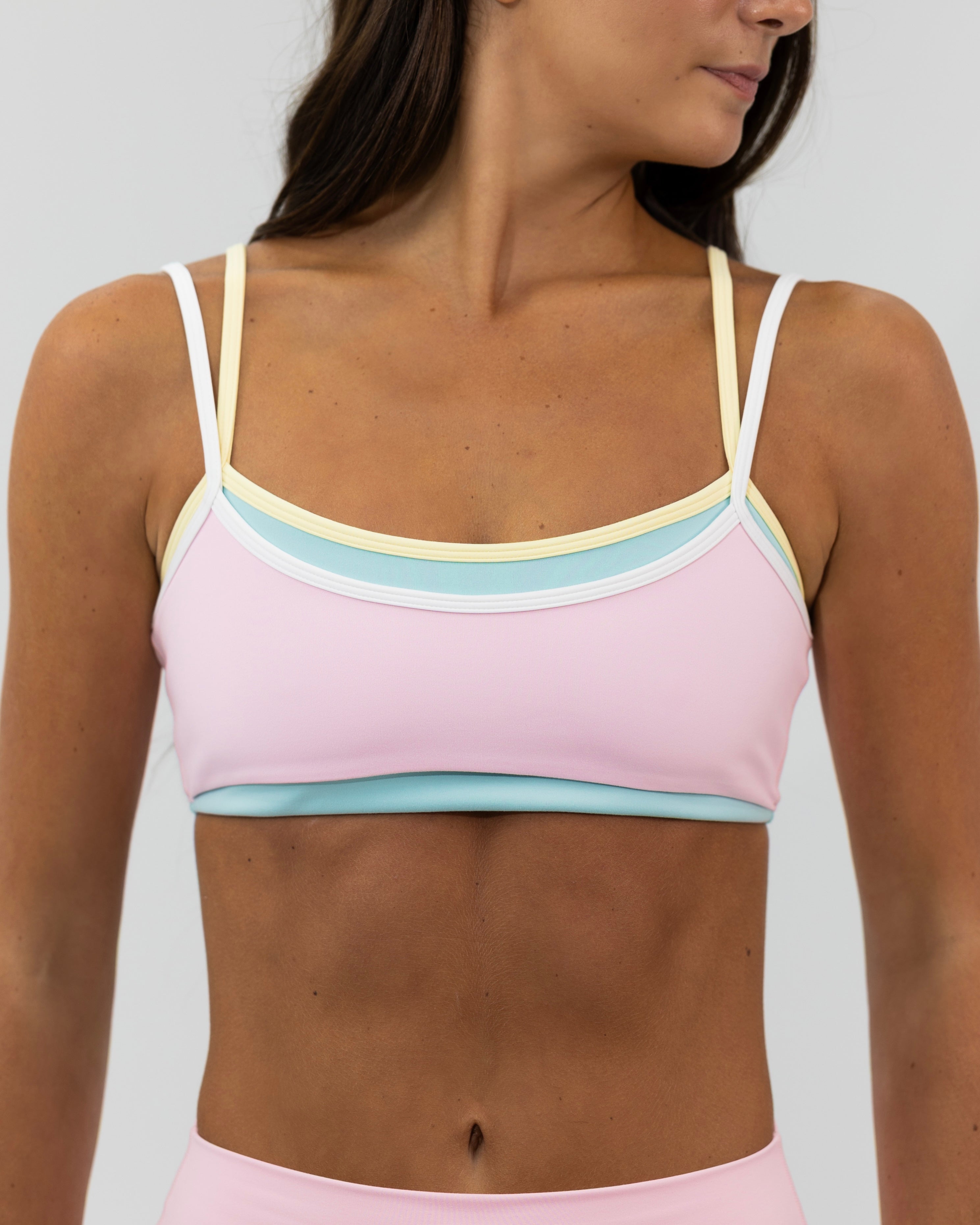 Double Layer Scoop Bra - Sorbet