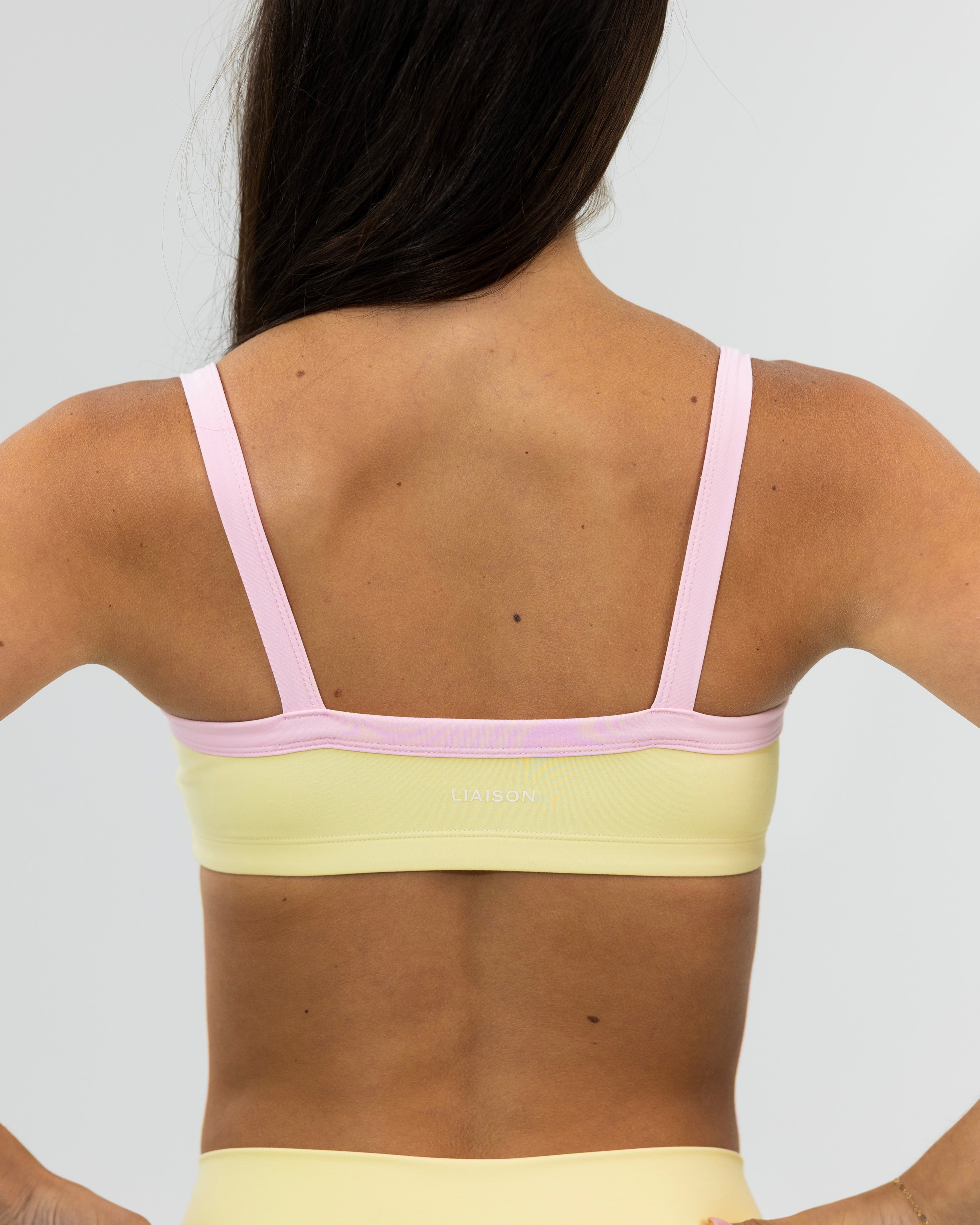 Basic Contrast Bra - Daylight & Soft Pink