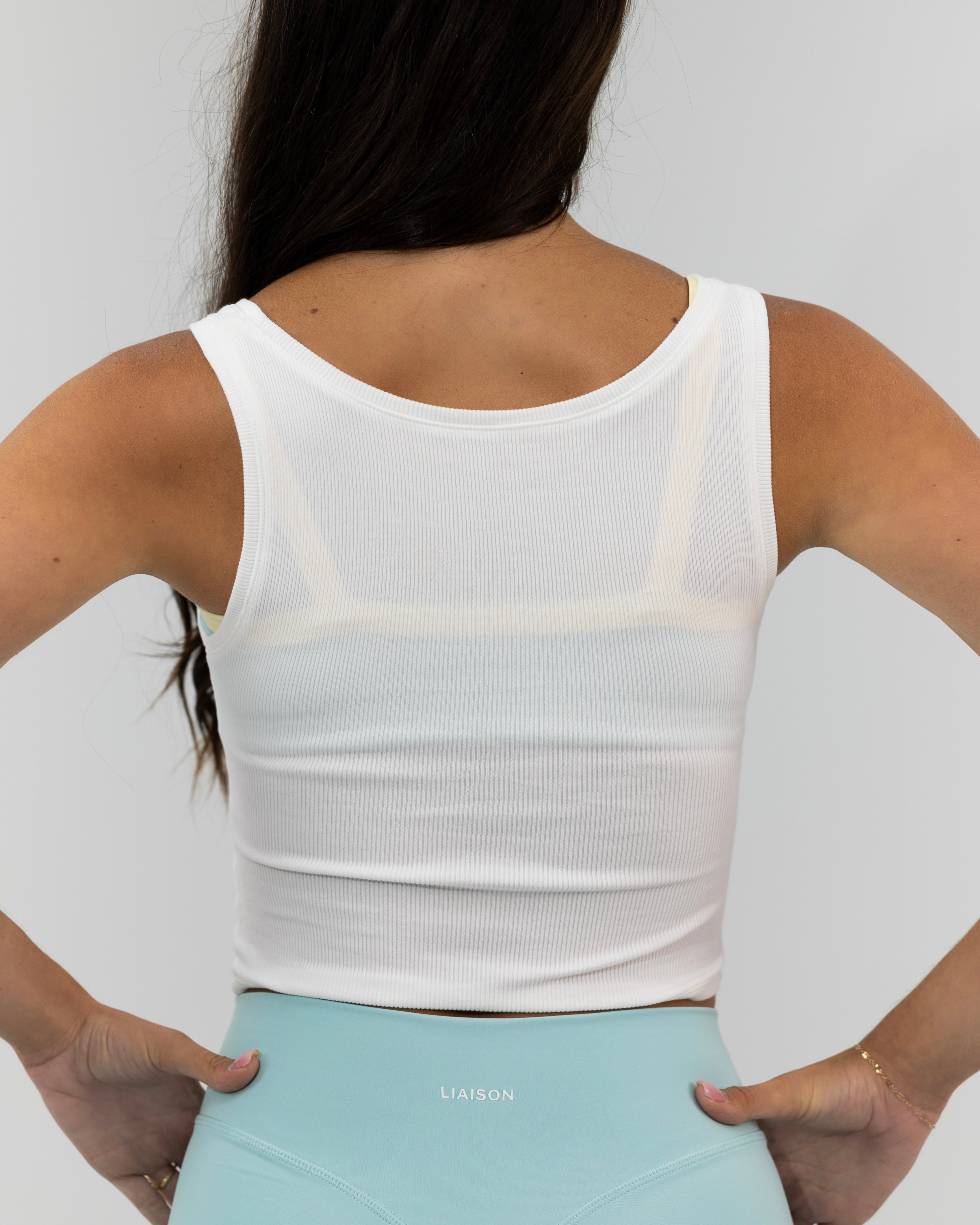 Signature Cotton Tank - White