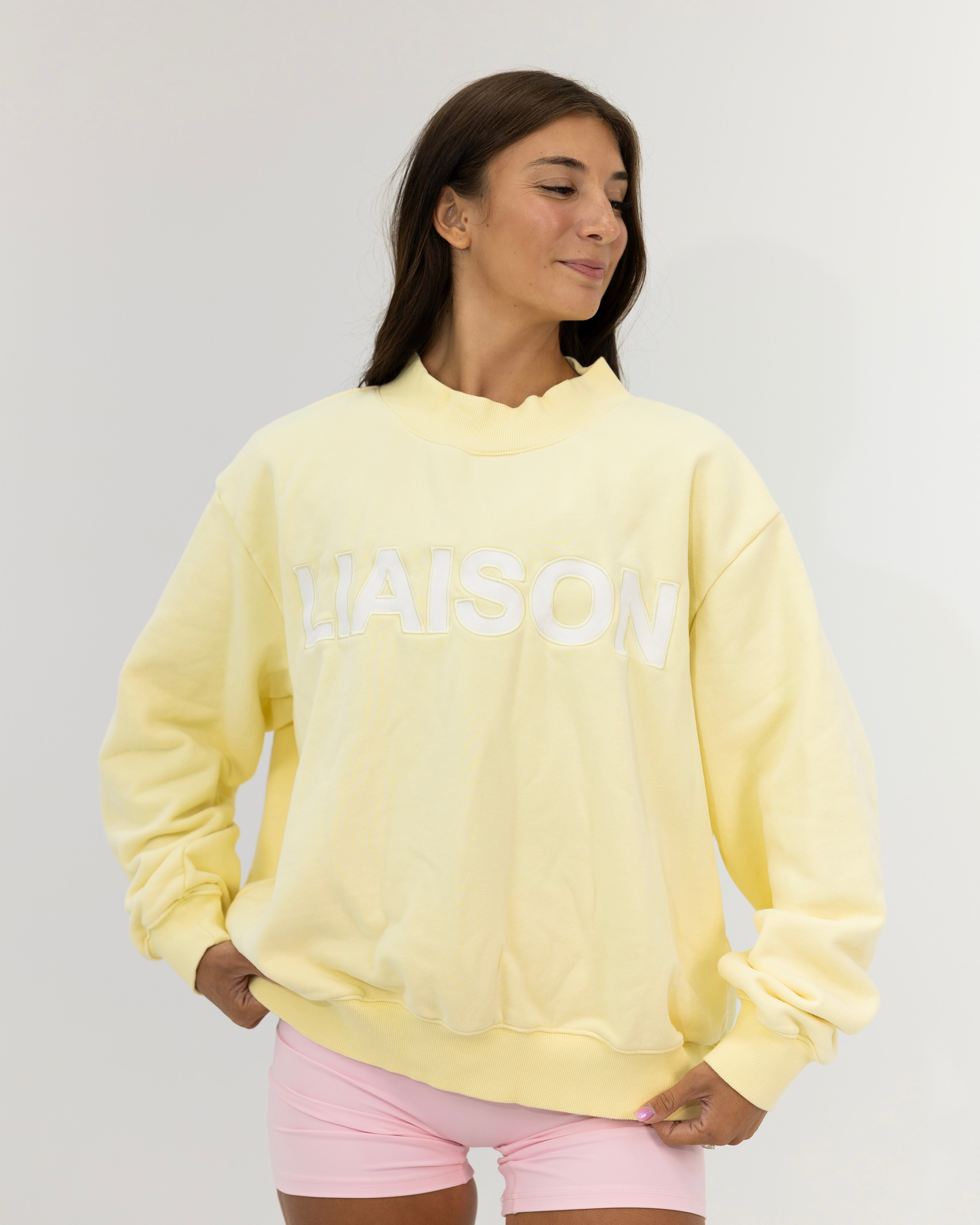 Classic Mock Neck - Lemonade