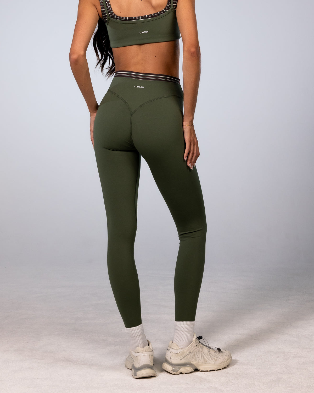 Layered Sculpt Pant V2 - Palm & Trailside Stripes
