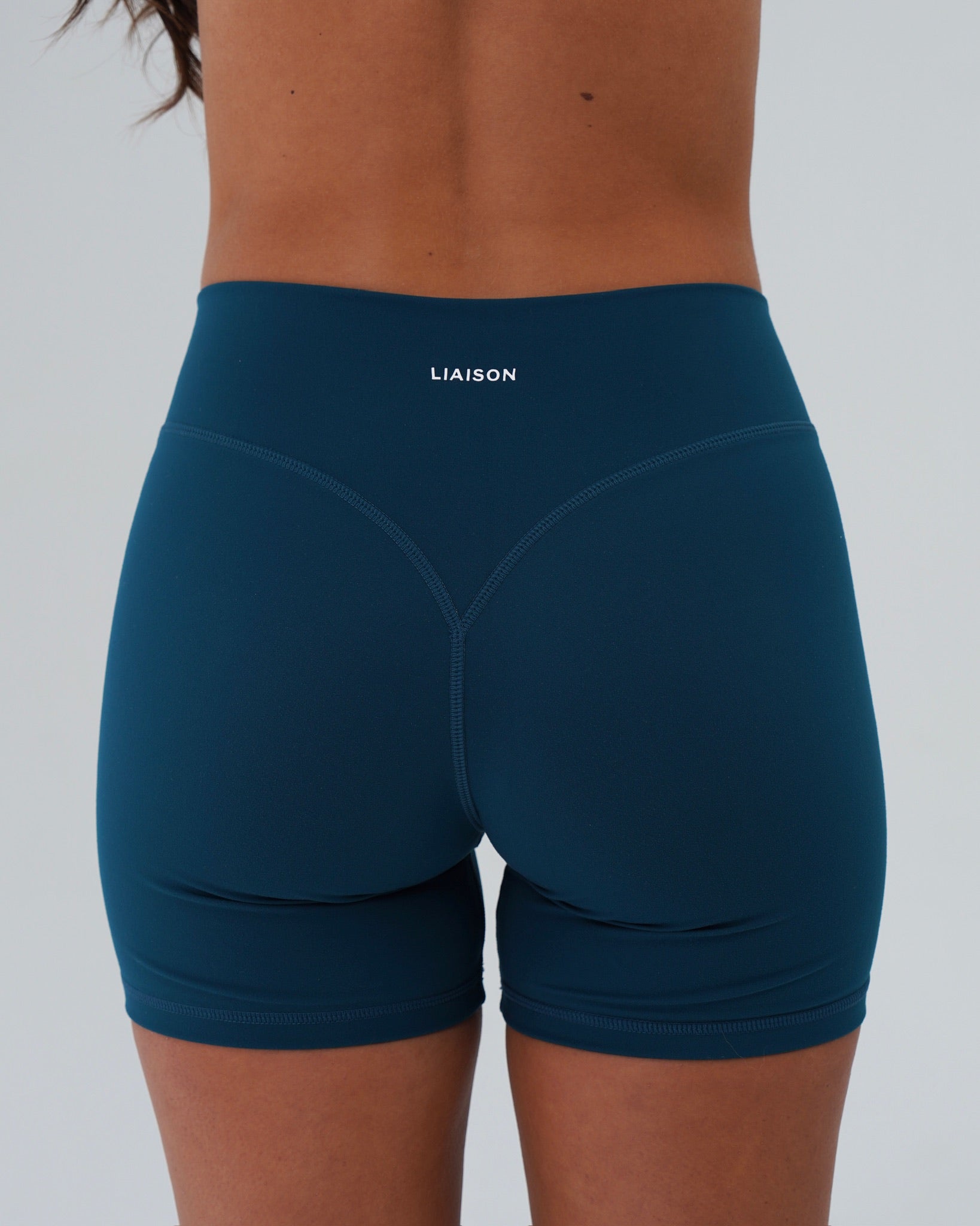 Bridge Short (text logo) - Deep Teal
