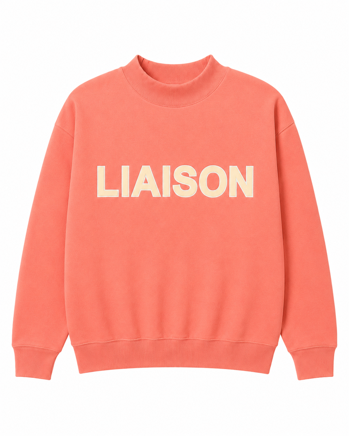 Classic Mock Neck - Guava & Daylight