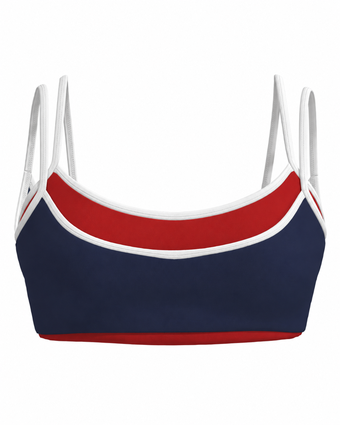 Double Layer Scoop Bra - Americana