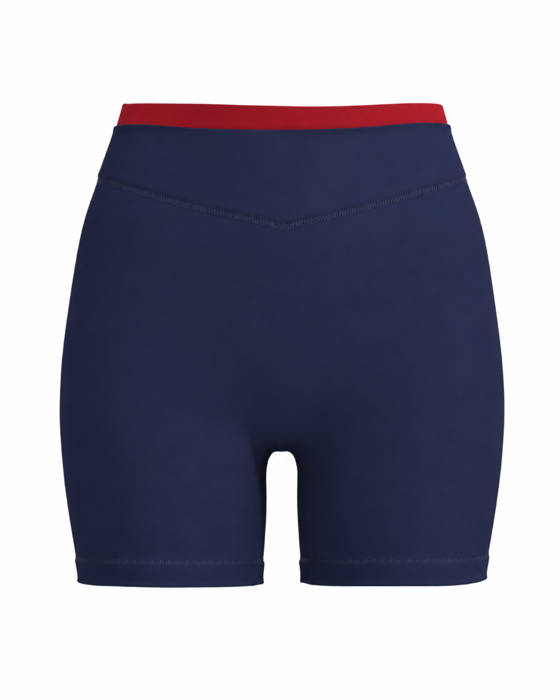 Layered Sculpt Short - Navy & Kiss
