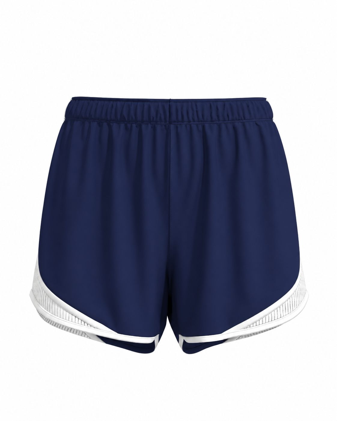 Shorty Running Short - Navy & White