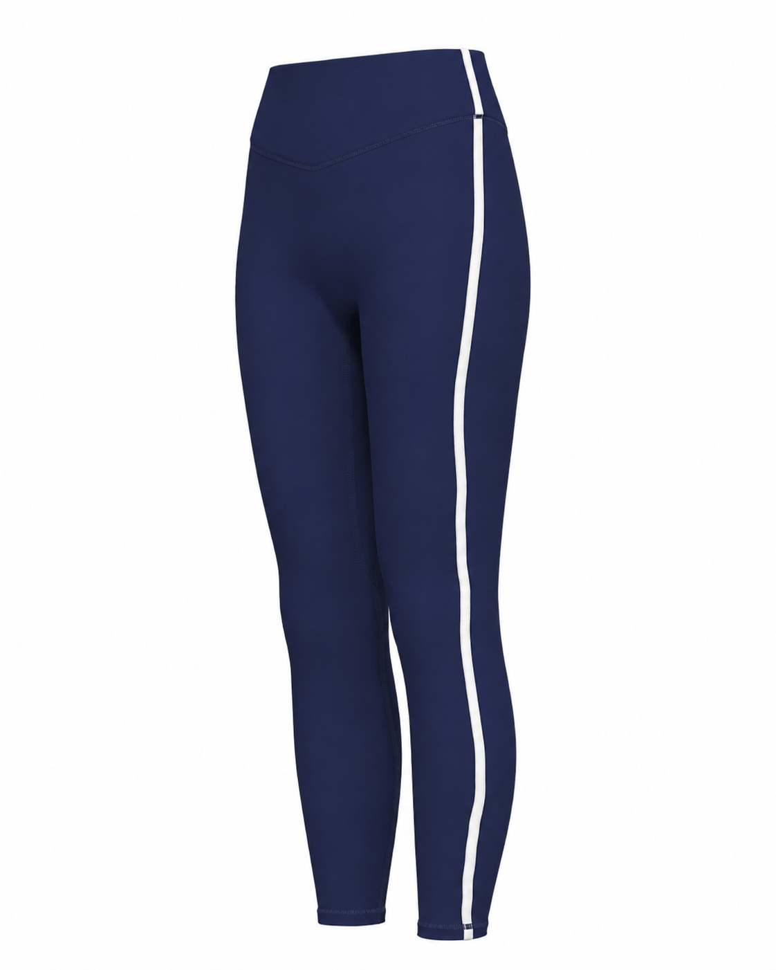 Single Stripe Bridge Pant - Navy & White
