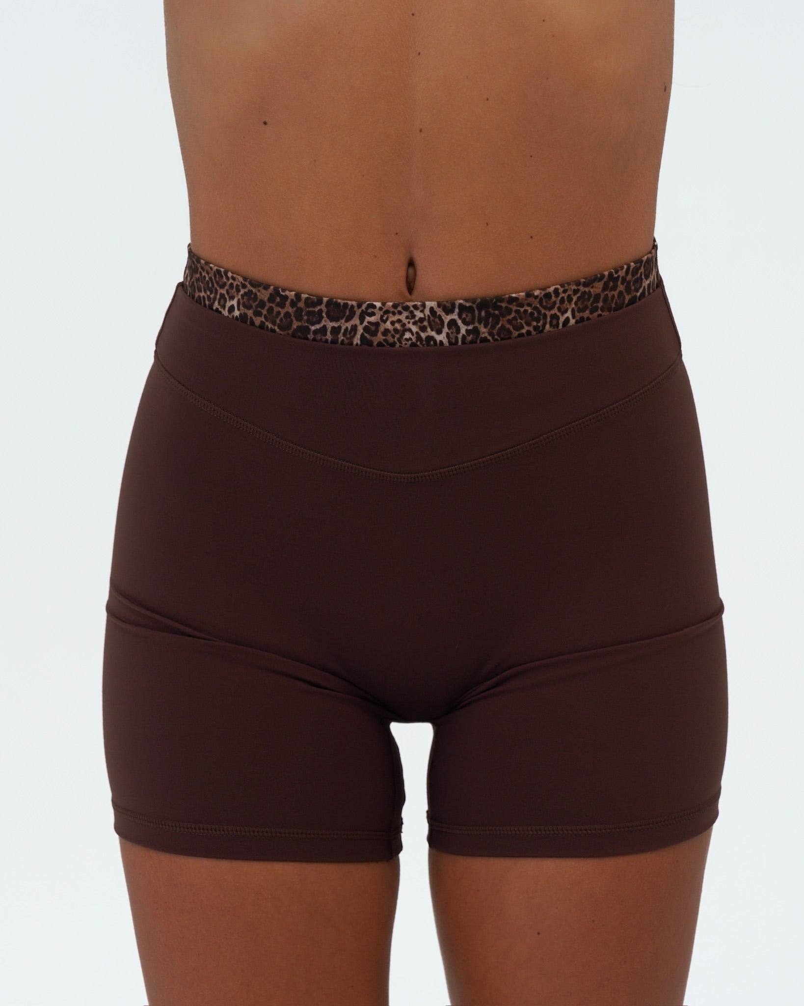 Layered Sculpt Short V2 - Mocha Brown & Wild Side