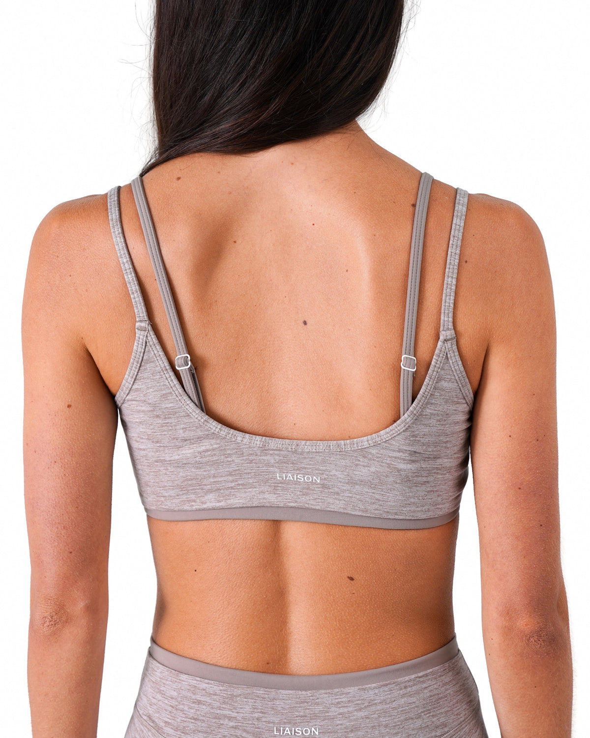 Double Layer Scoop Bra - Sandstorm & Truffle