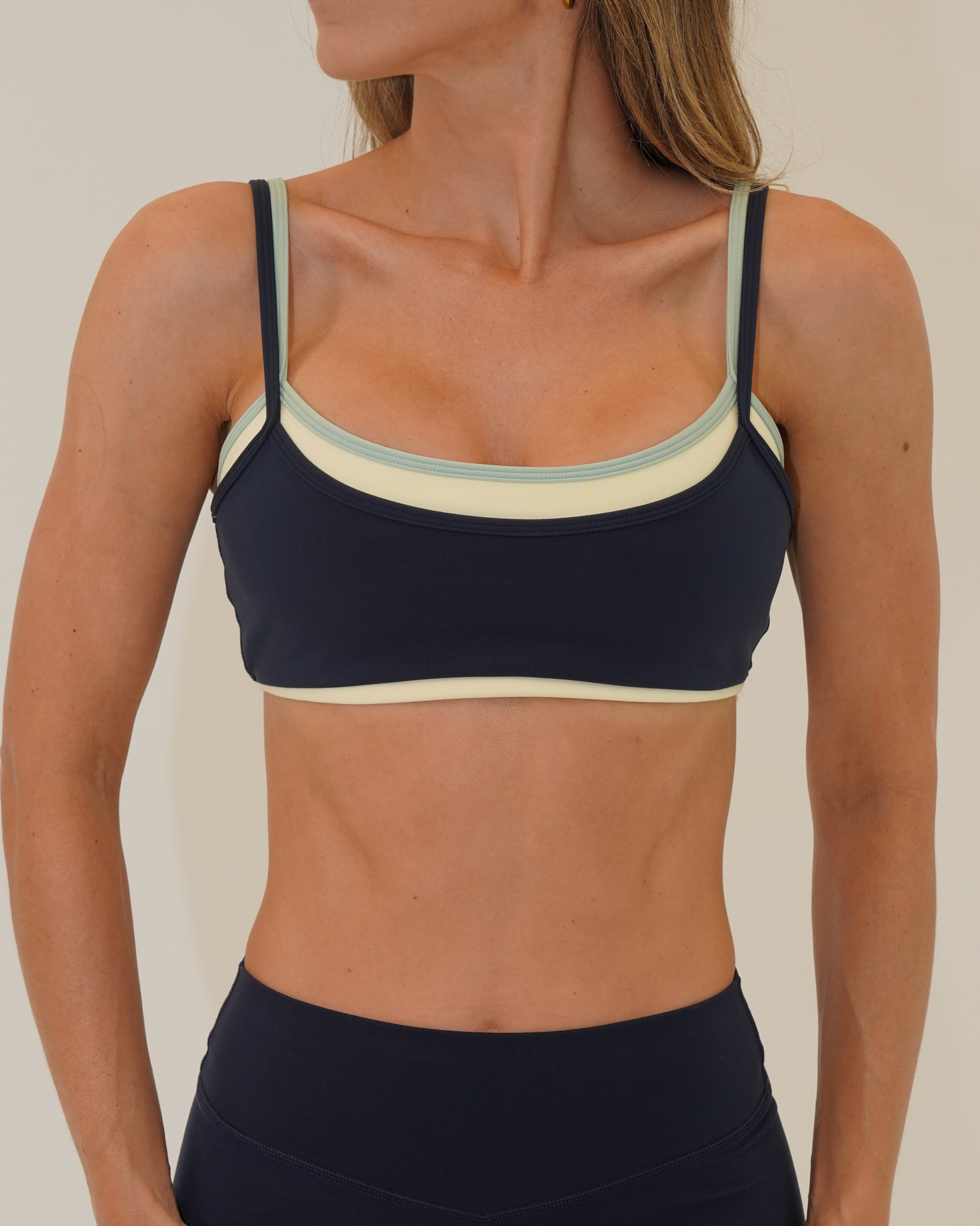 Double Layer Scoop Bra - Daybreak
