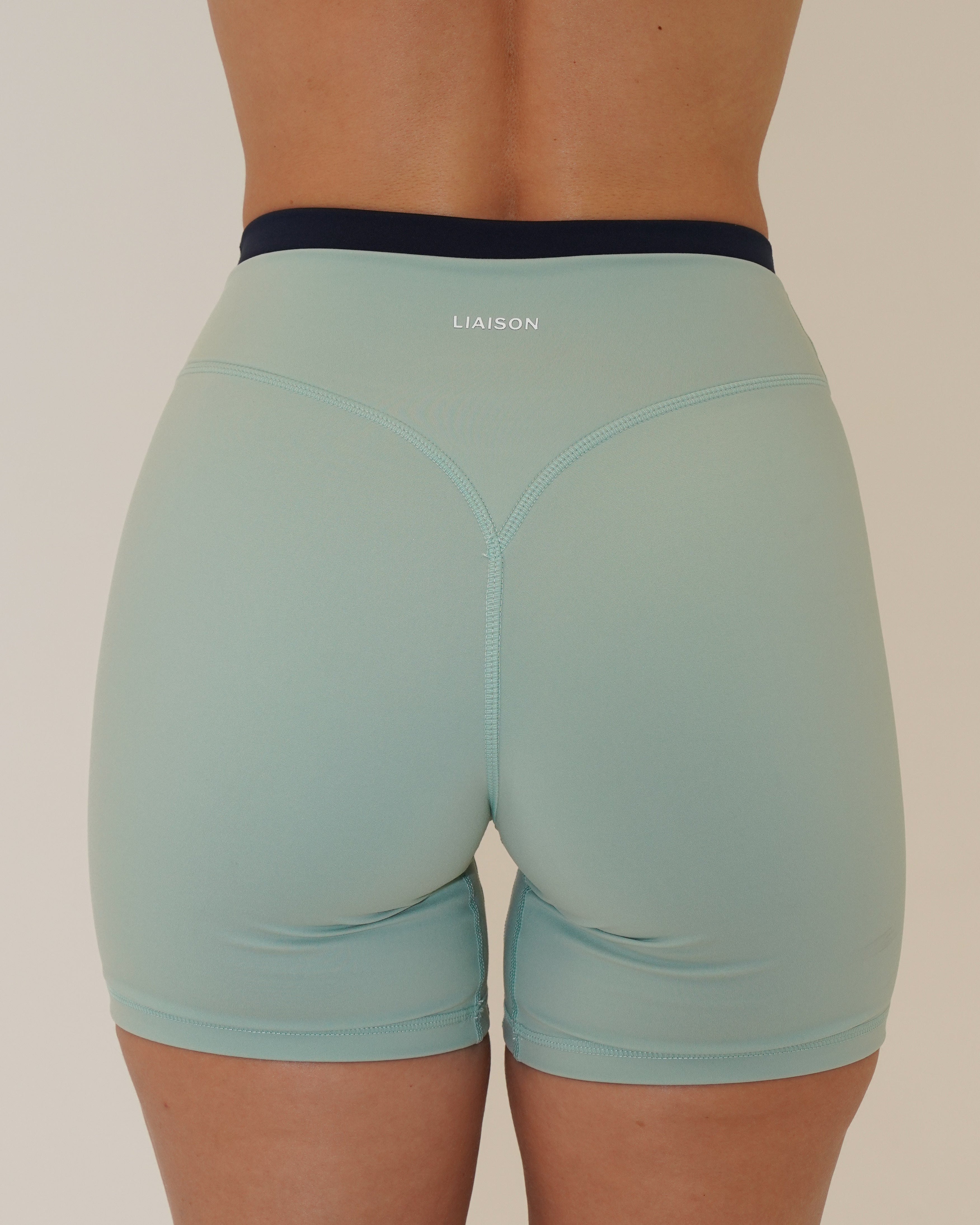 Layered Sculpt Short - Sage & Cypress