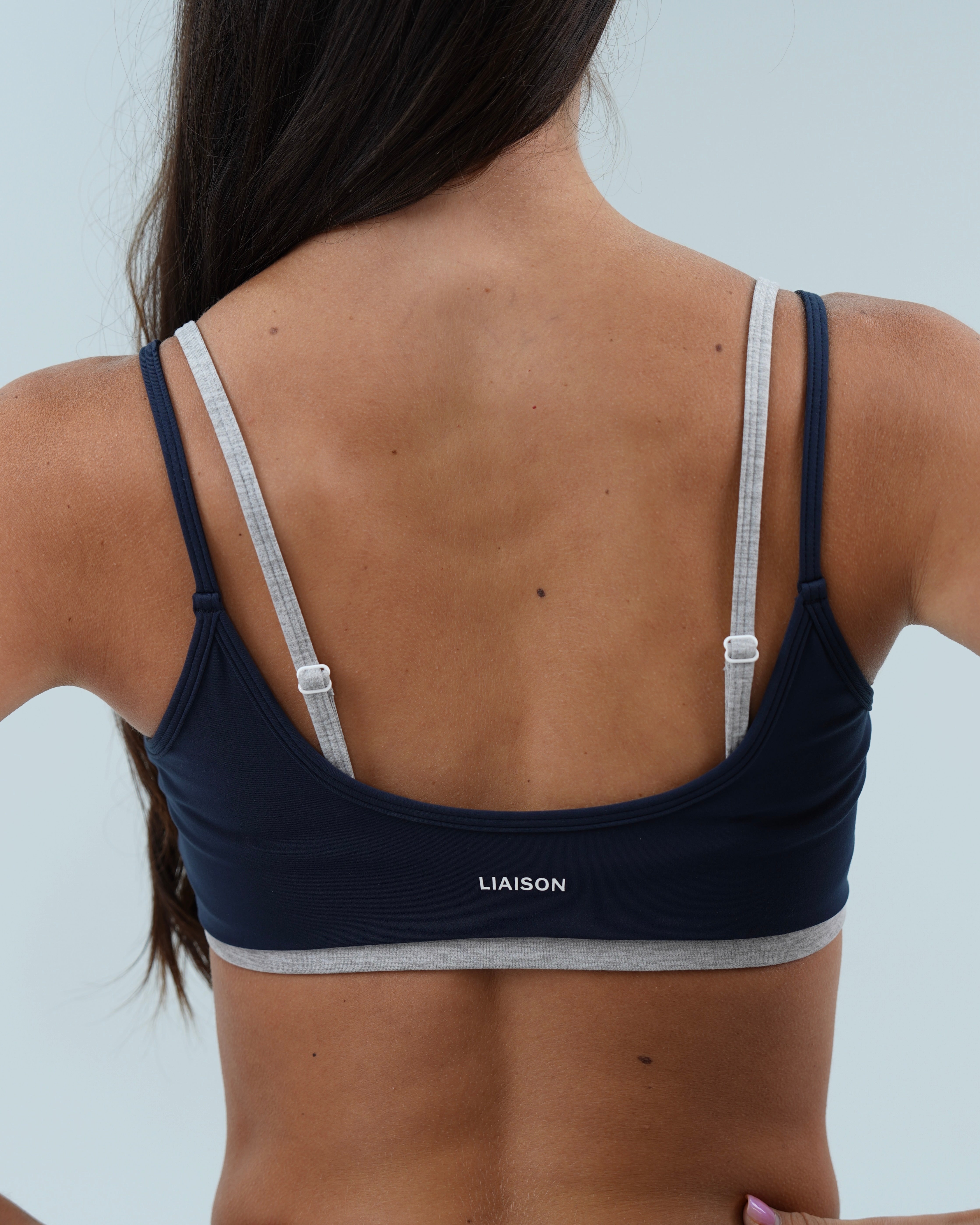 Double Layer Scoop Bra - Cypress & Storm
