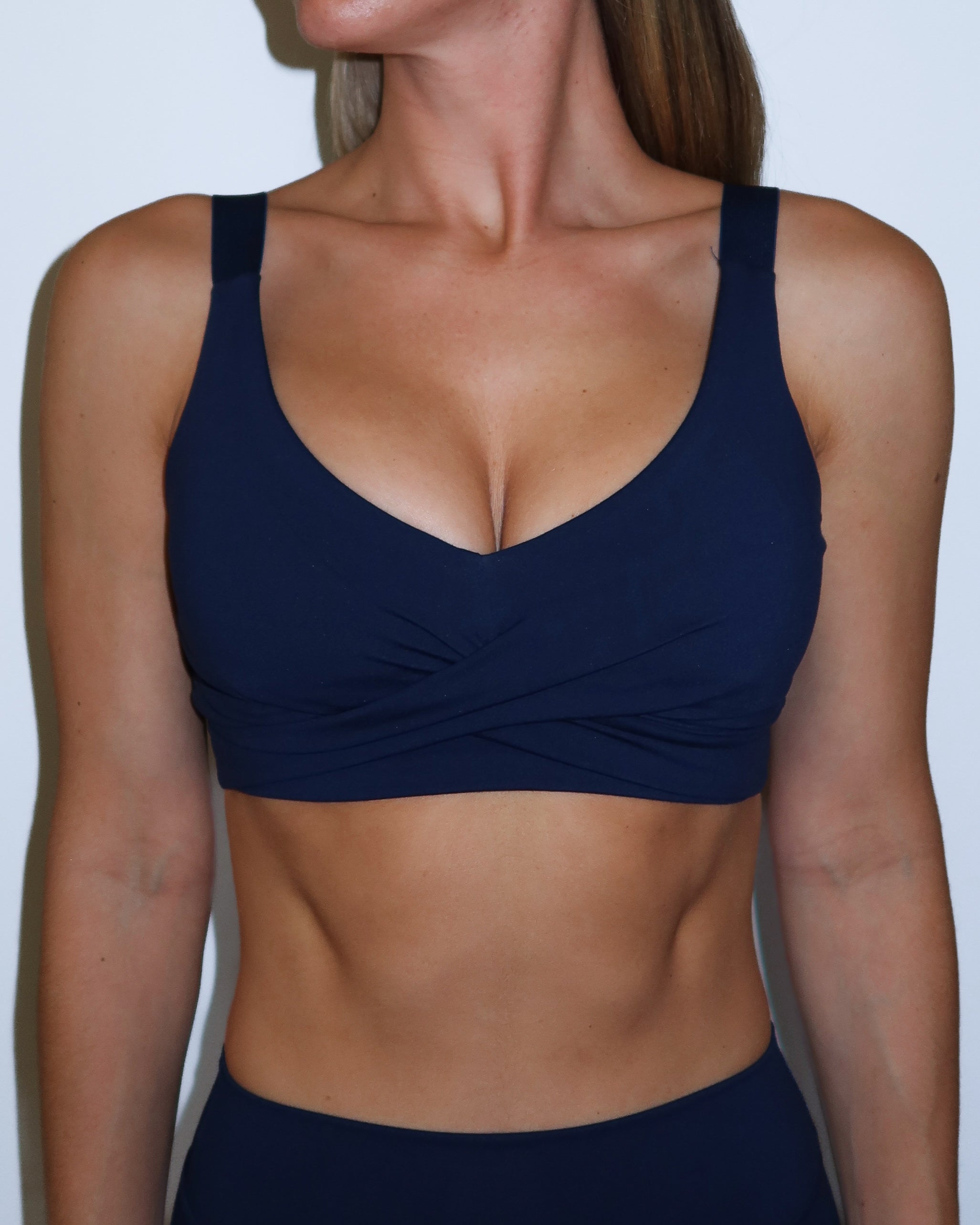 Synergy Cross Bra - Navy
