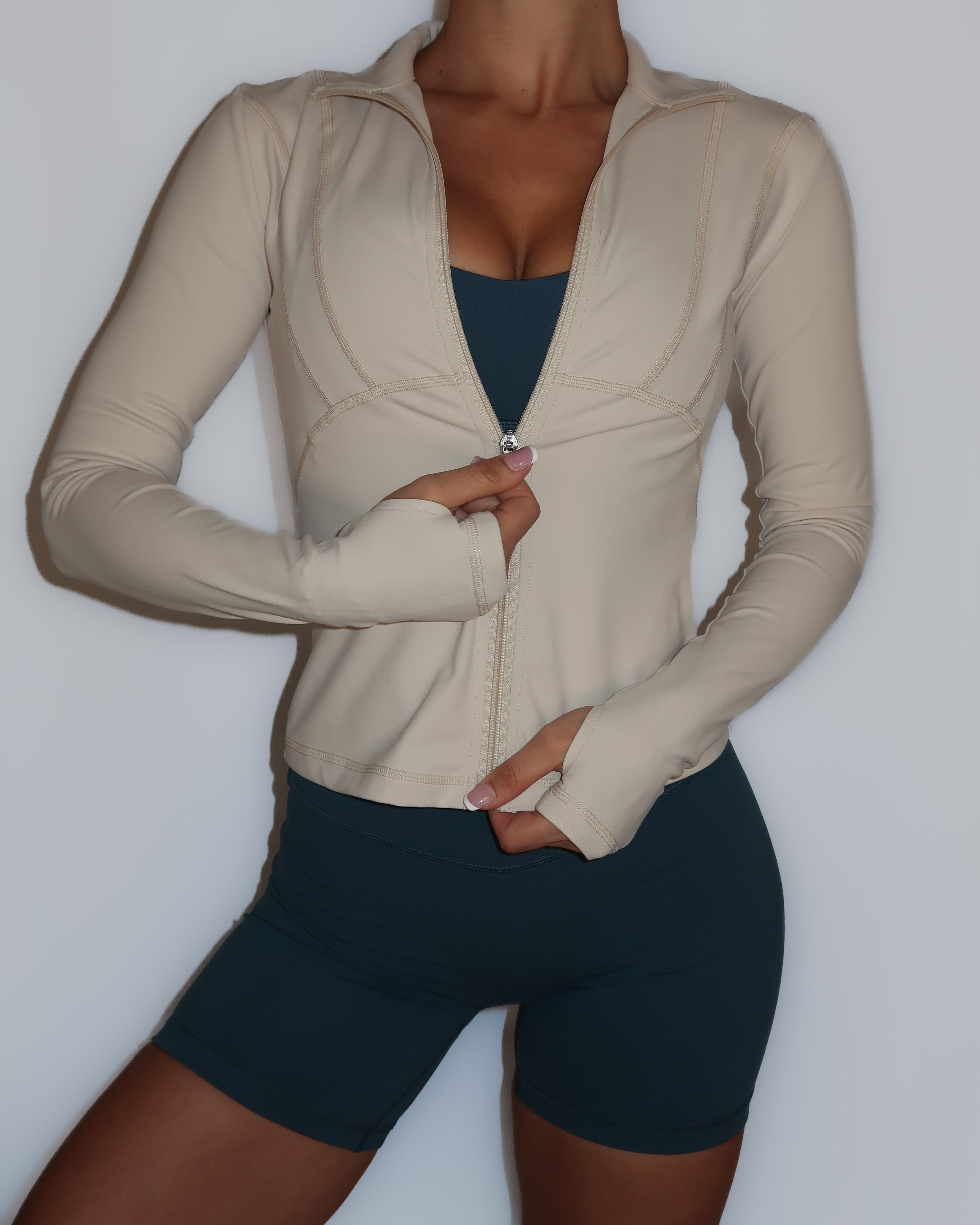 Sculpt Jacket - Sand