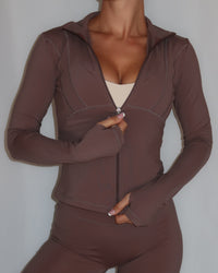 Sculpt Jacket - Ash Brown