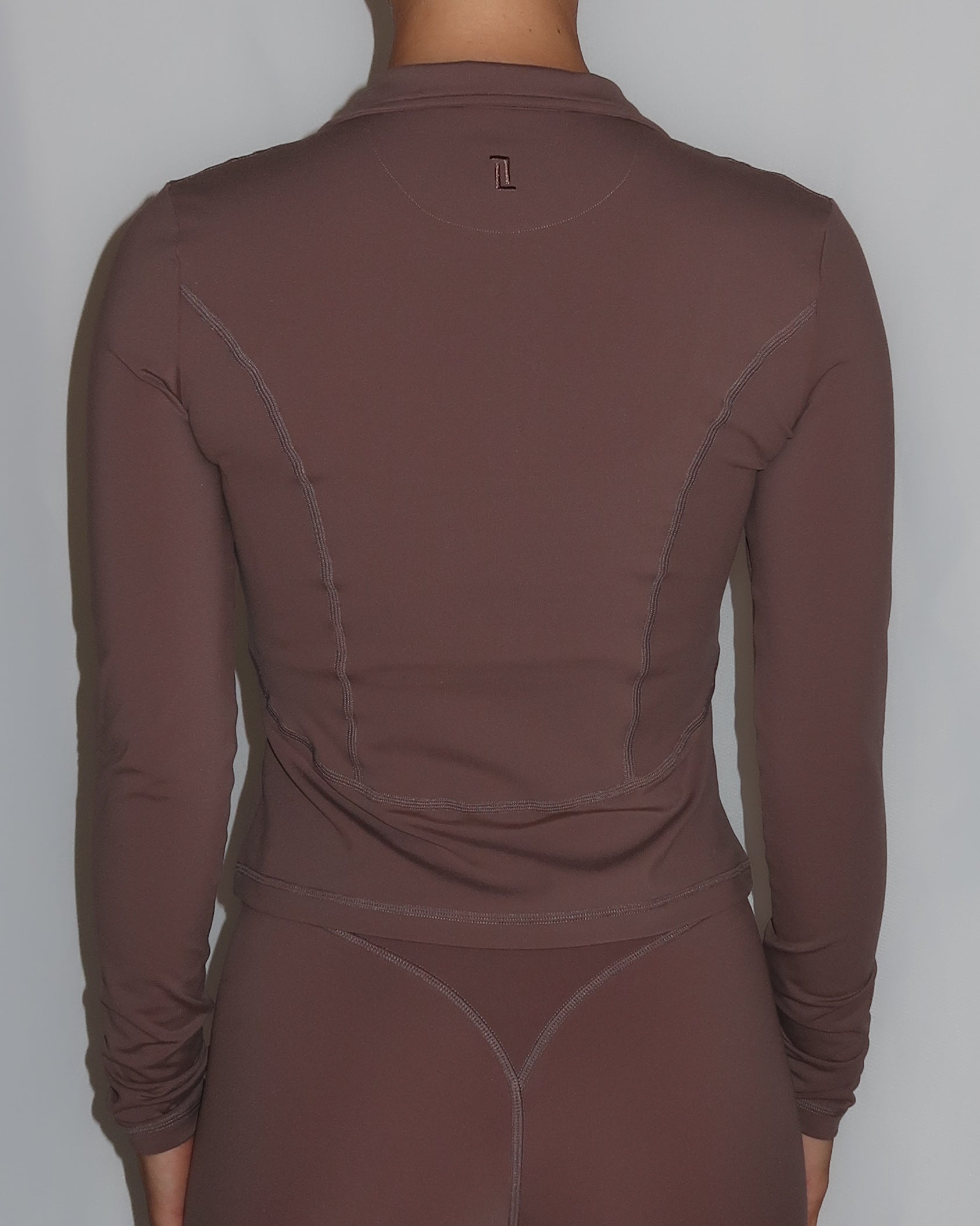 Sculpt Jacket - Ash Brown