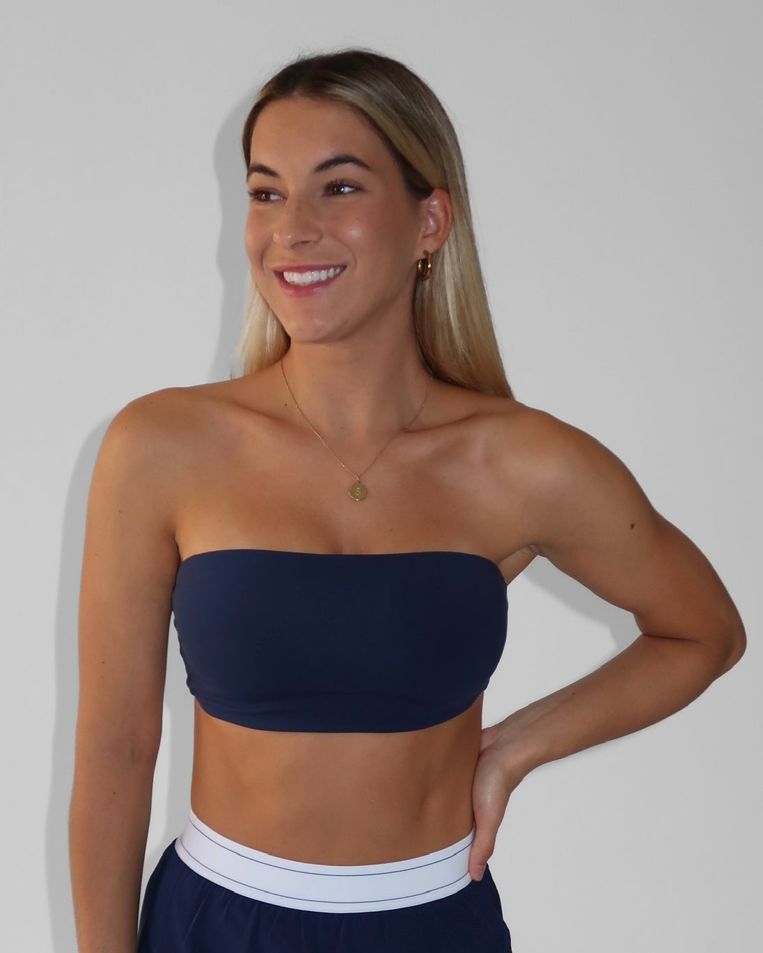 The Socialite Bandeau - Navy