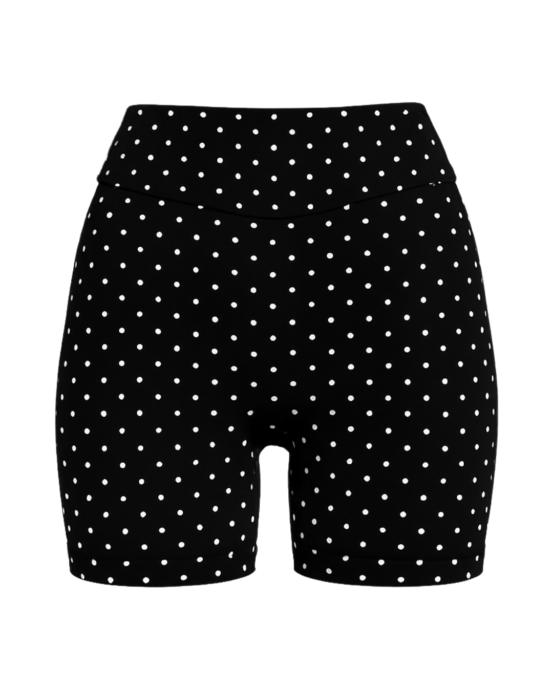 Bridge Short - Black & White Polka Dots