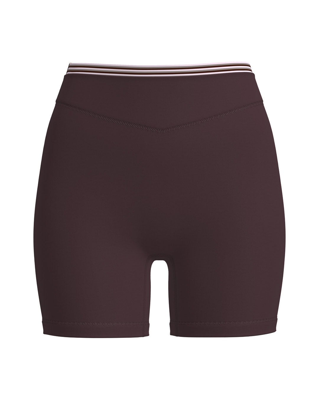 Layered Sculpt Short V2 - Chocolate Cherry & Outwest Stripes