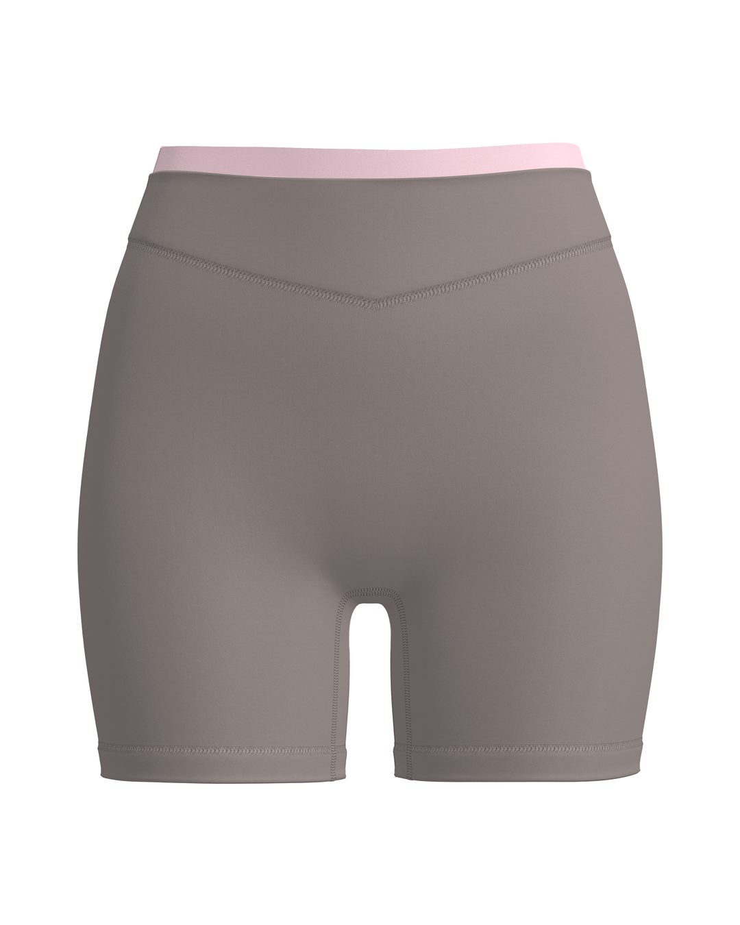 Layered Sculpt Short V2 - Truffle & Soft Pink