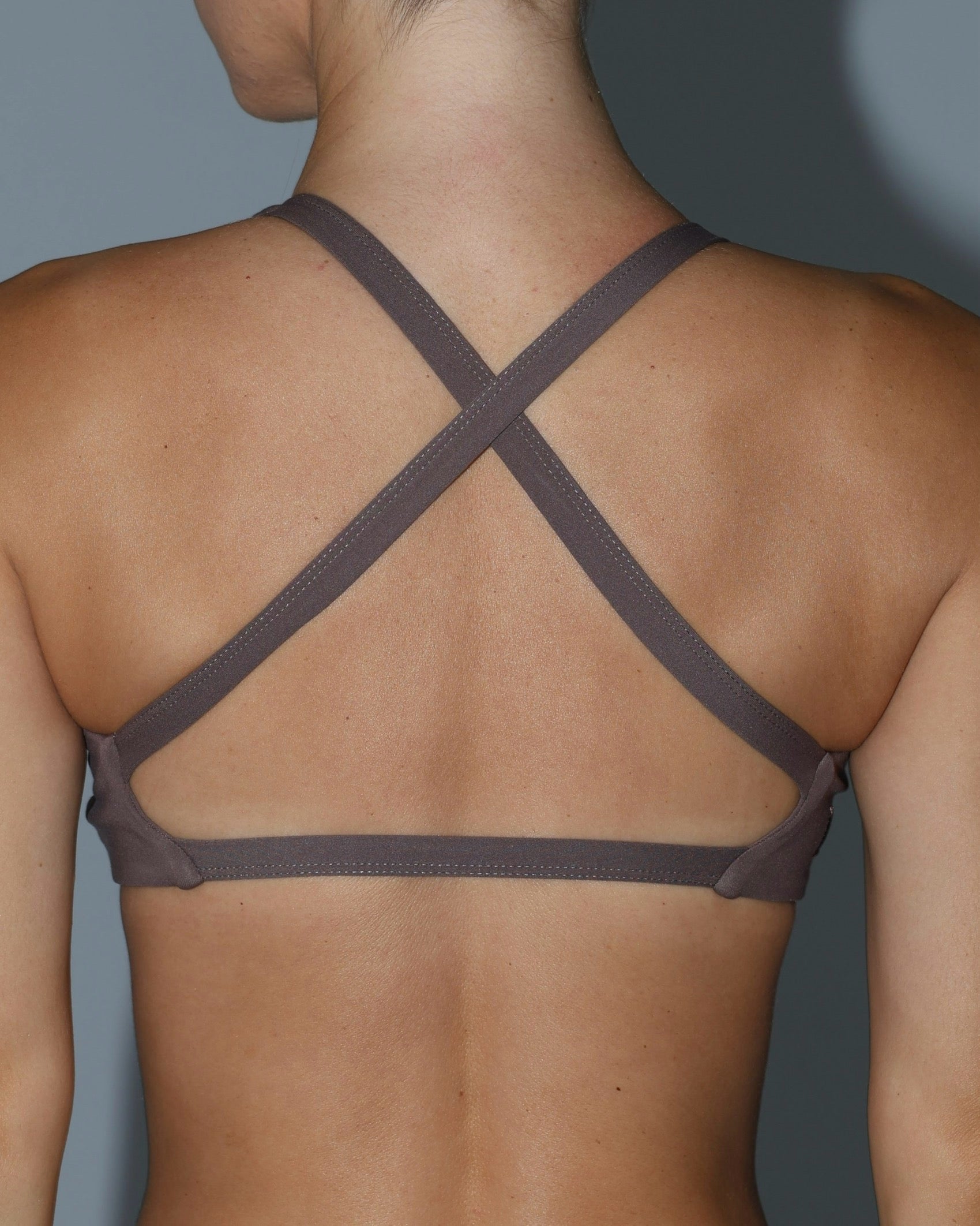 Scrunch Bra - Ash Brown
