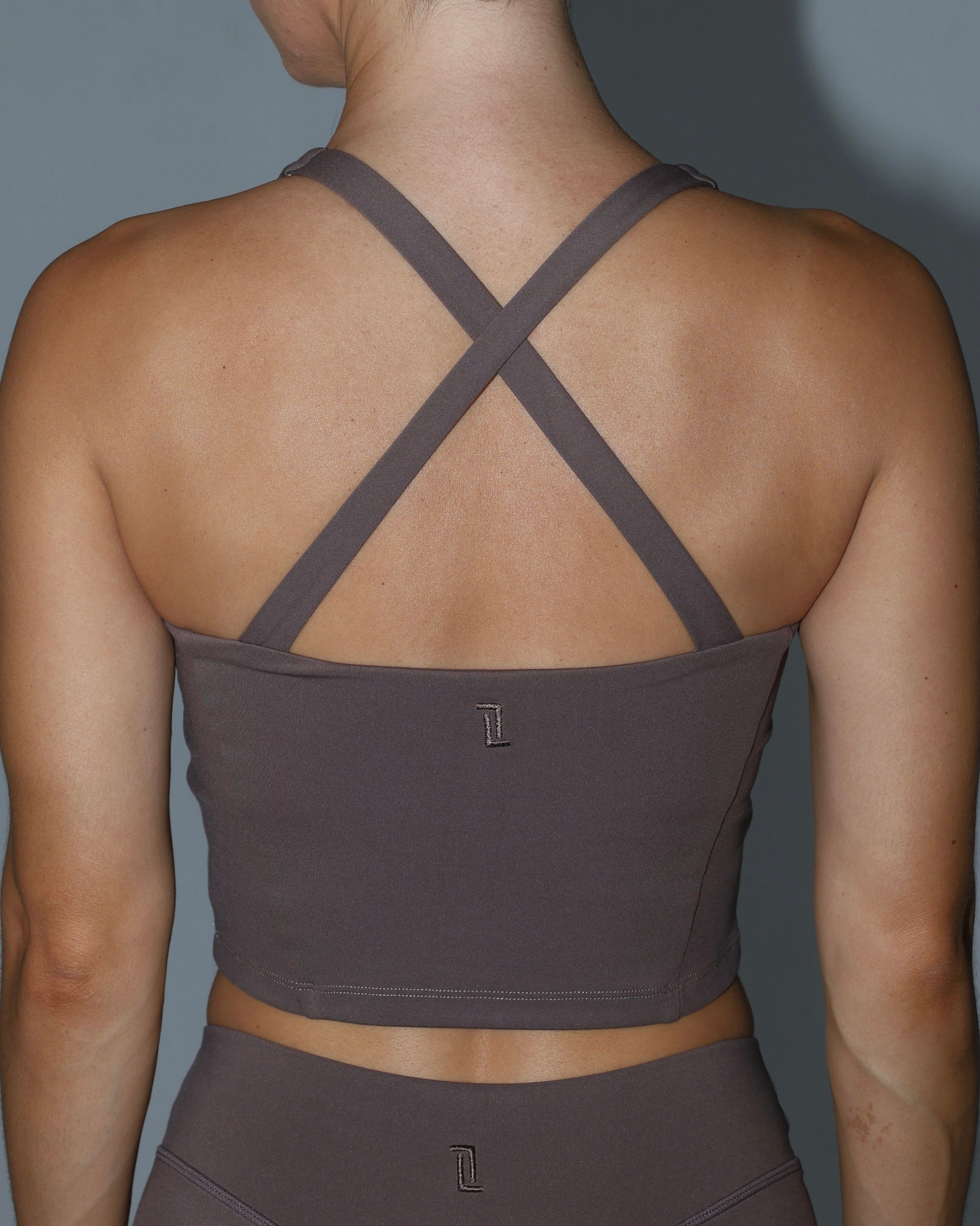 Scrunch Tank - Ash Brown