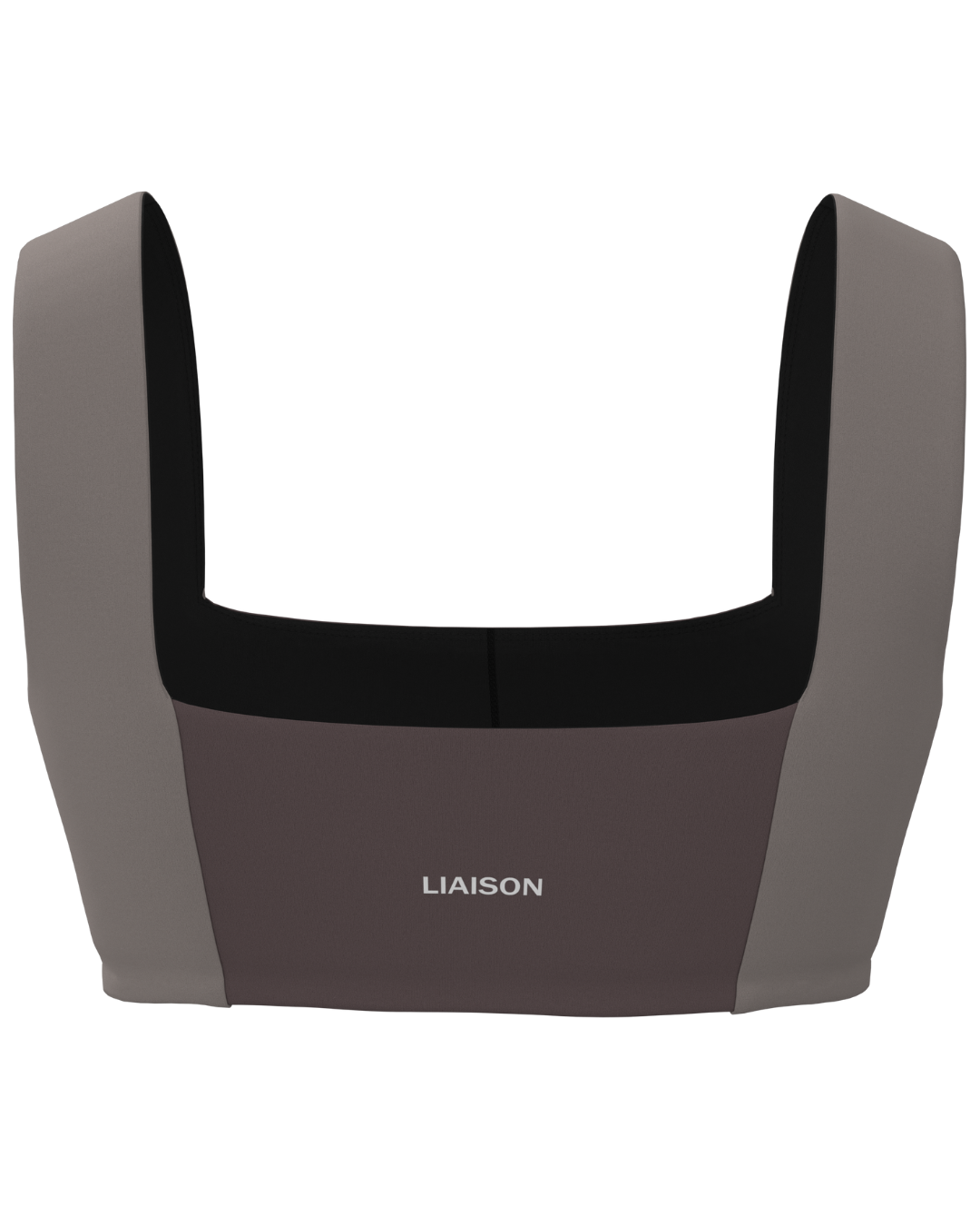Luxe Square Neck Bra - Ash Brown & Truffle