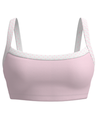 Basic Contrast Bra - Soft Pink & White Polka Dots