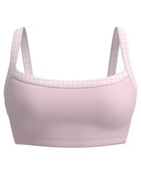 Basic Contrast Bra - Soft Pink & Gingham
