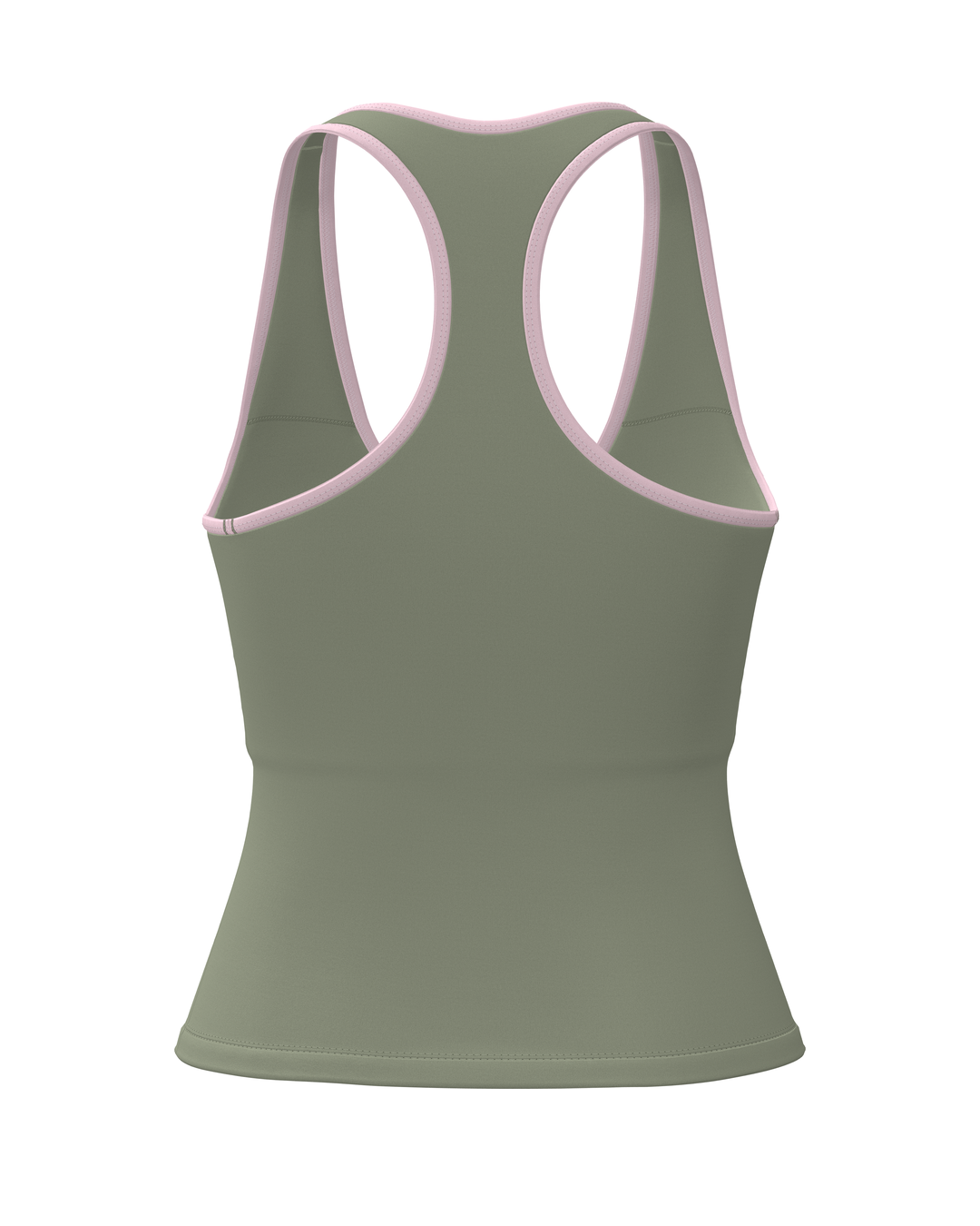 Sporty Racer Tank - Flora & Soft Pink