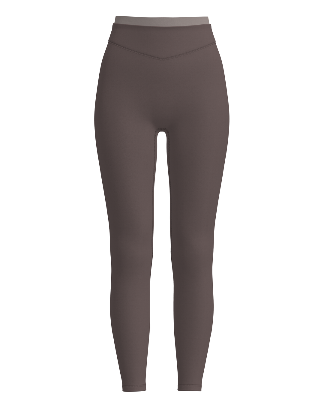 Layered Sculpt Pant V2 - Ash Brown & Truffle