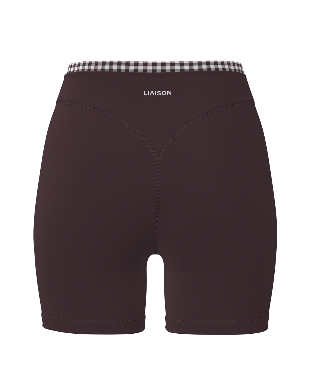 Layered Sculpt Short V2 - Chocolate Cherry & Gingham