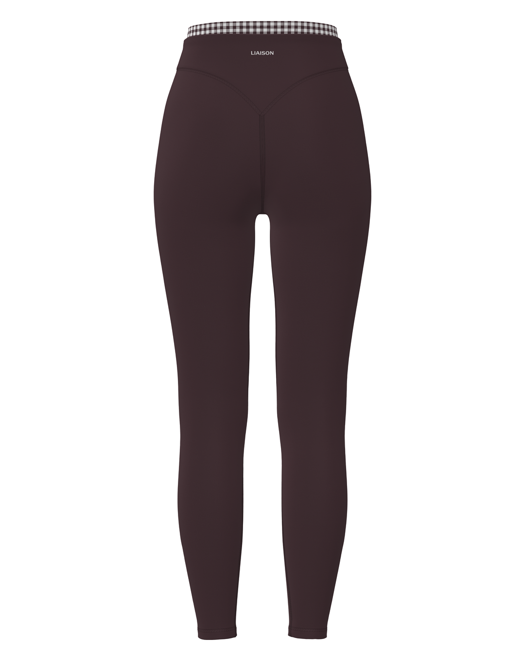 Layered Sculpt Pant V2 - Chocolate Cherry & Gingham