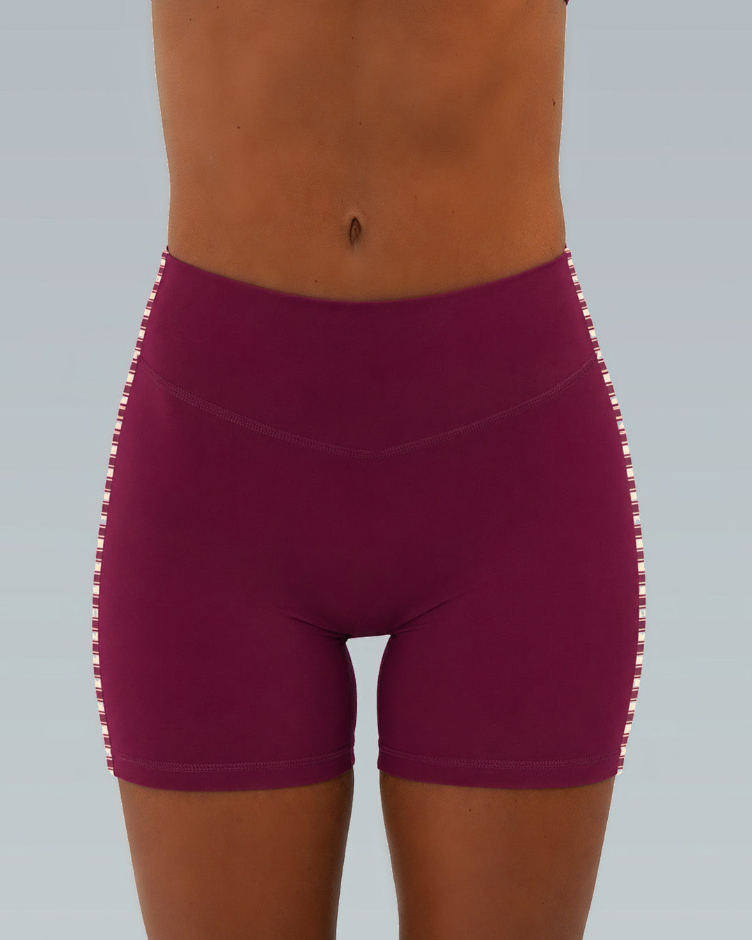 Single Stripe Bridge Short - Berry & Aftersun Stripes