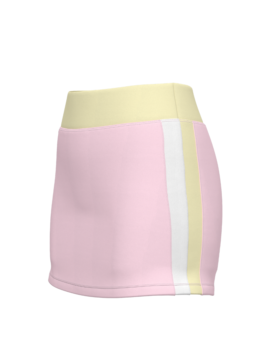Contrast Skort - Soft Pink & Daylight
