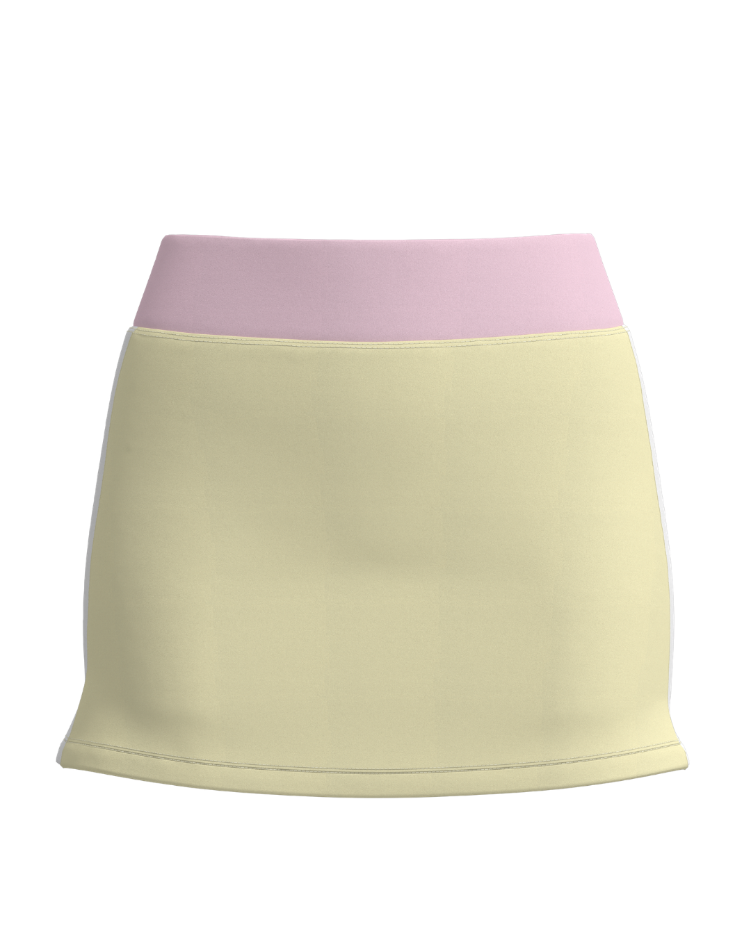 Contrast Skort - Daylight & Soft Pink