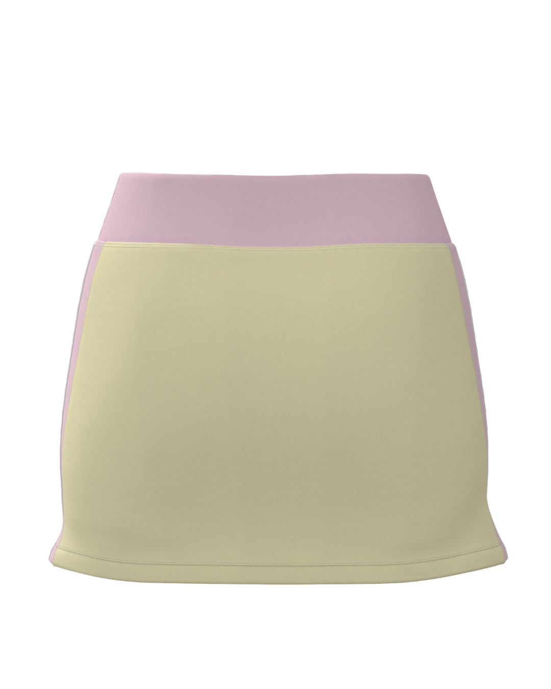 Contrast Skort - Daylight & Soft Pink