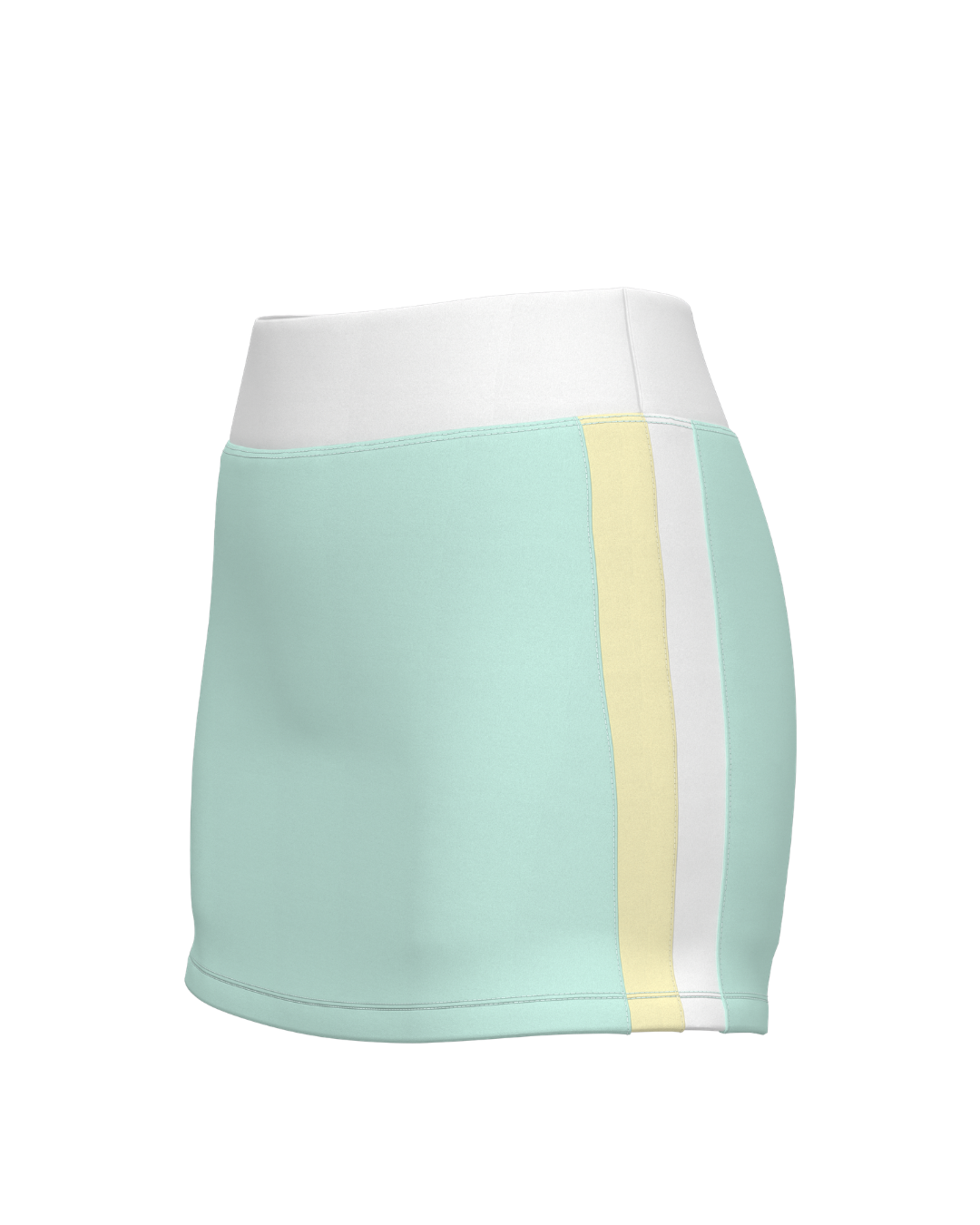 Contrast Skort - Aqua & Daylight