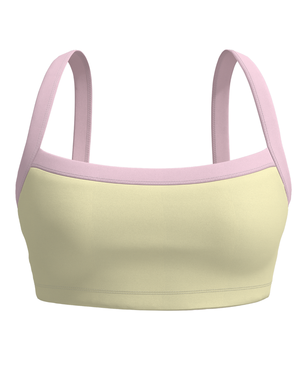 Basic Contrast Bra - Daylight & Soft Pink