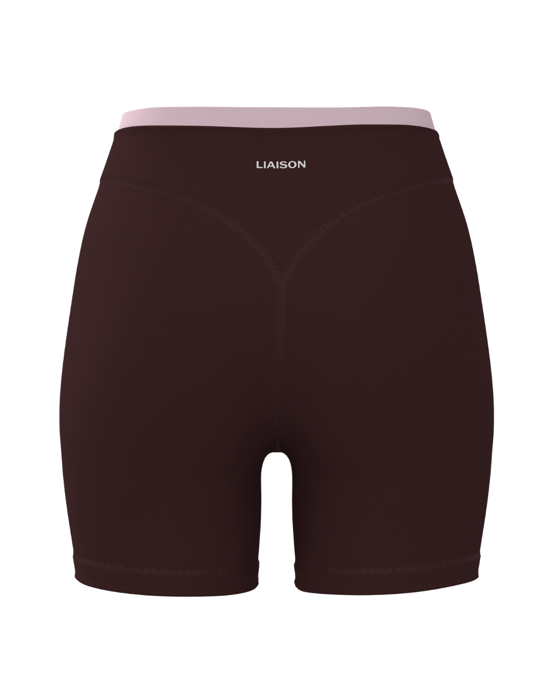 Layered Sculpt Short - Mocha Brown & Soft Pink